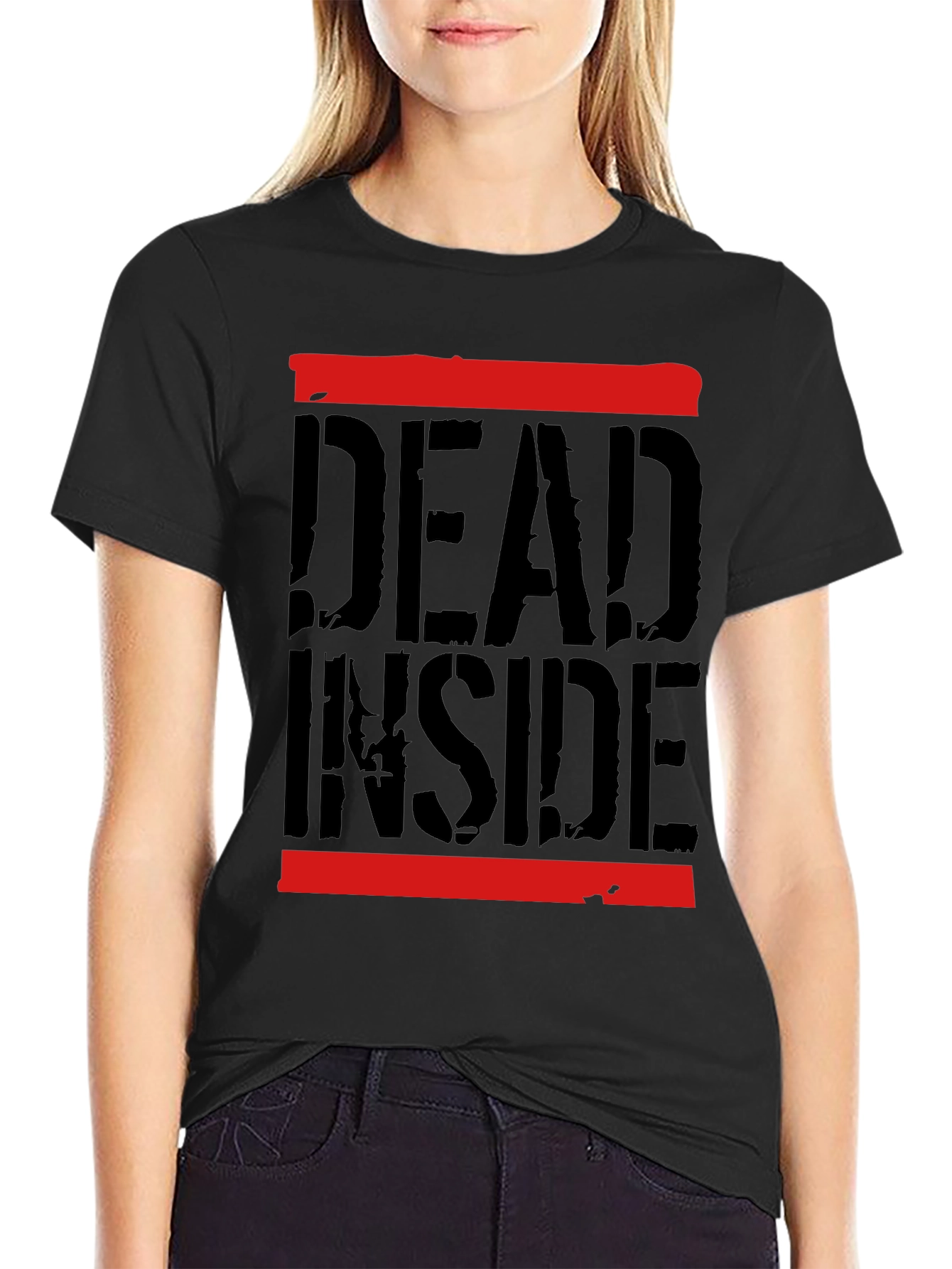 Dead Inside Graphic Tee - Trendy Streetwear