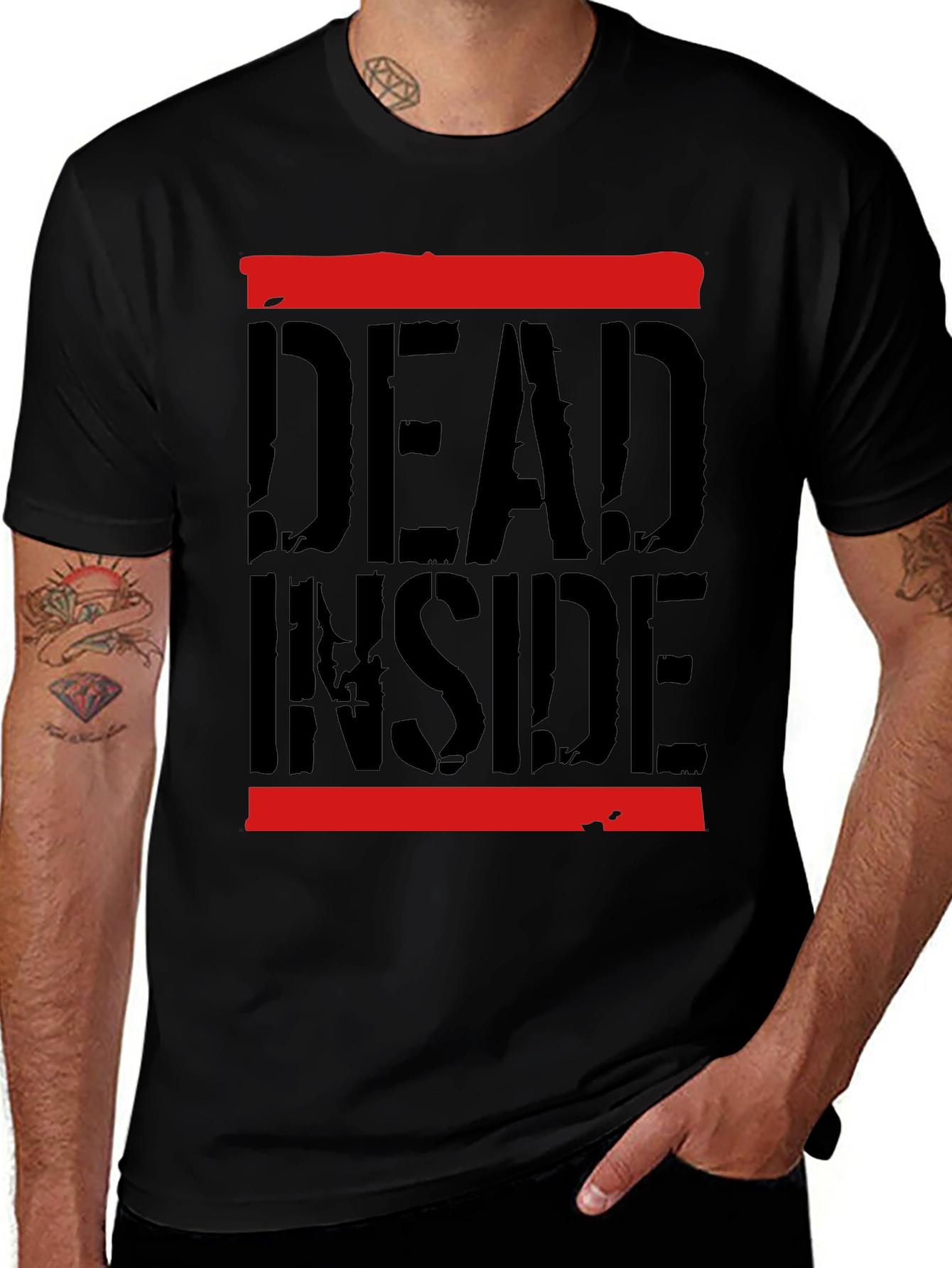 Dead Inside Graphic Tee - Trendy Streetwear