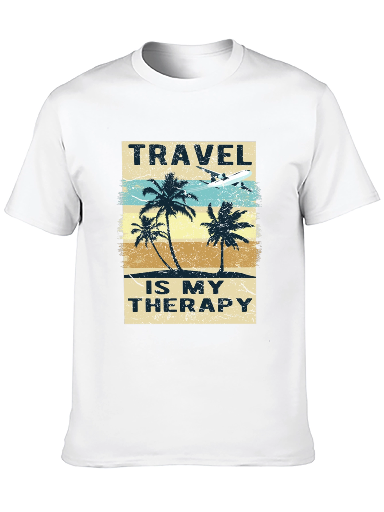 Travel is My Therapy Graphic T-Shirt