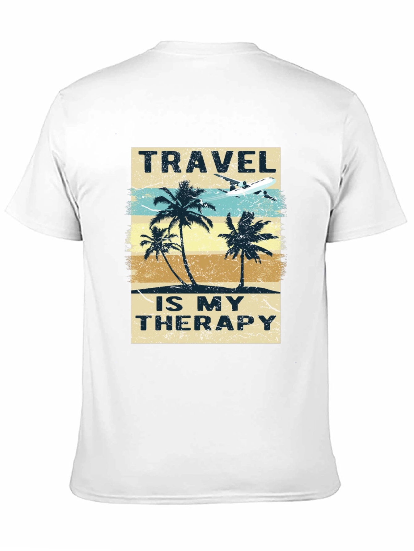 Travel is My Therapy Graphic T-Shirt