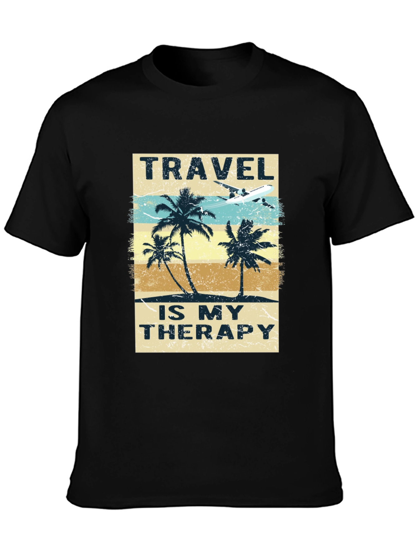 Travel is My Therapy Graphic T-Shirt