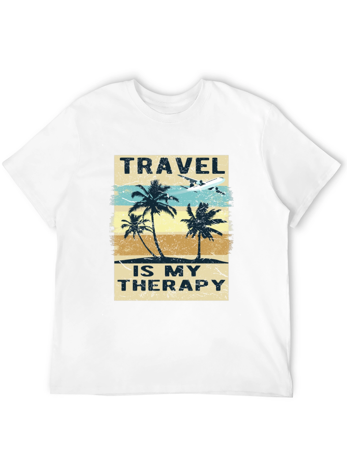 Travel is My Therapy Graphic T-Shirt