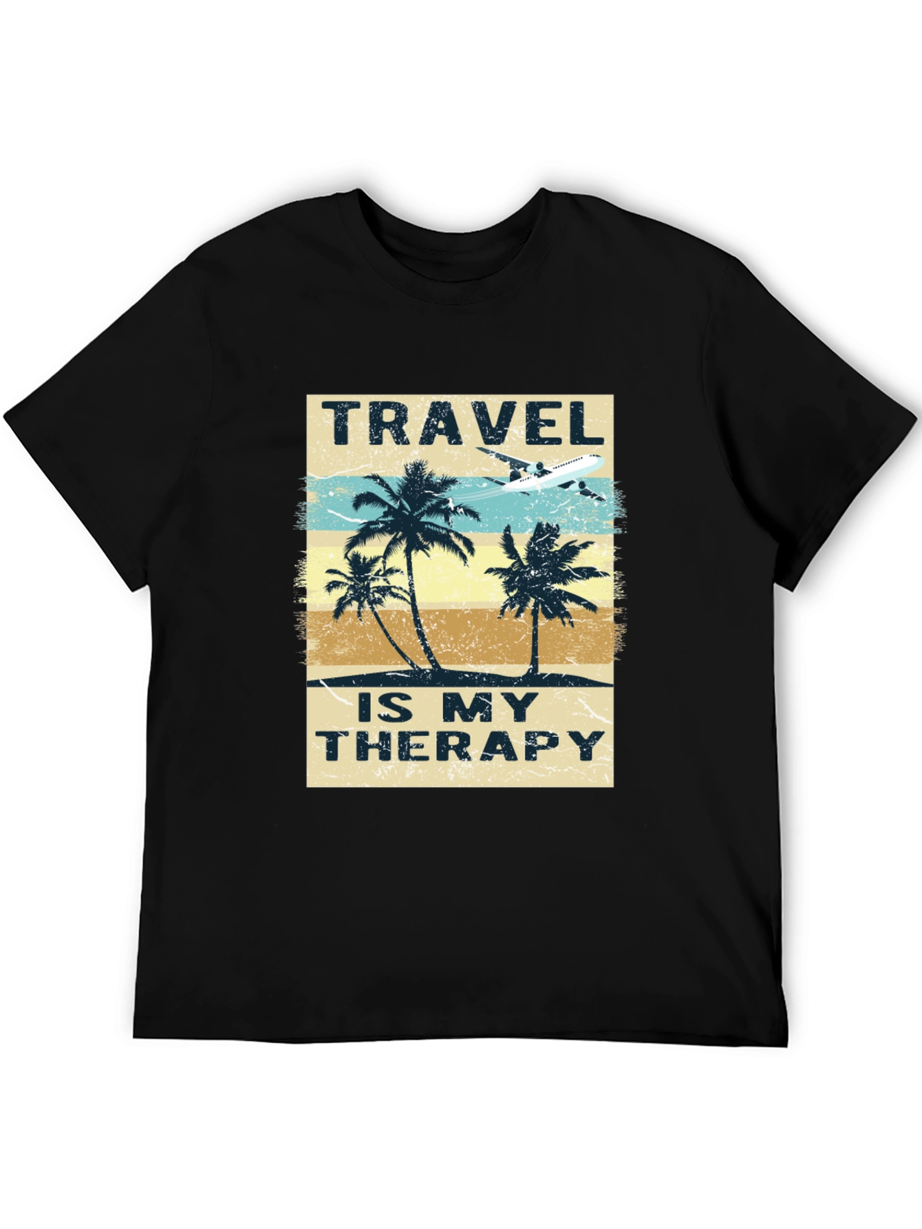 Travel is My Therapy Graphic T-Shirt