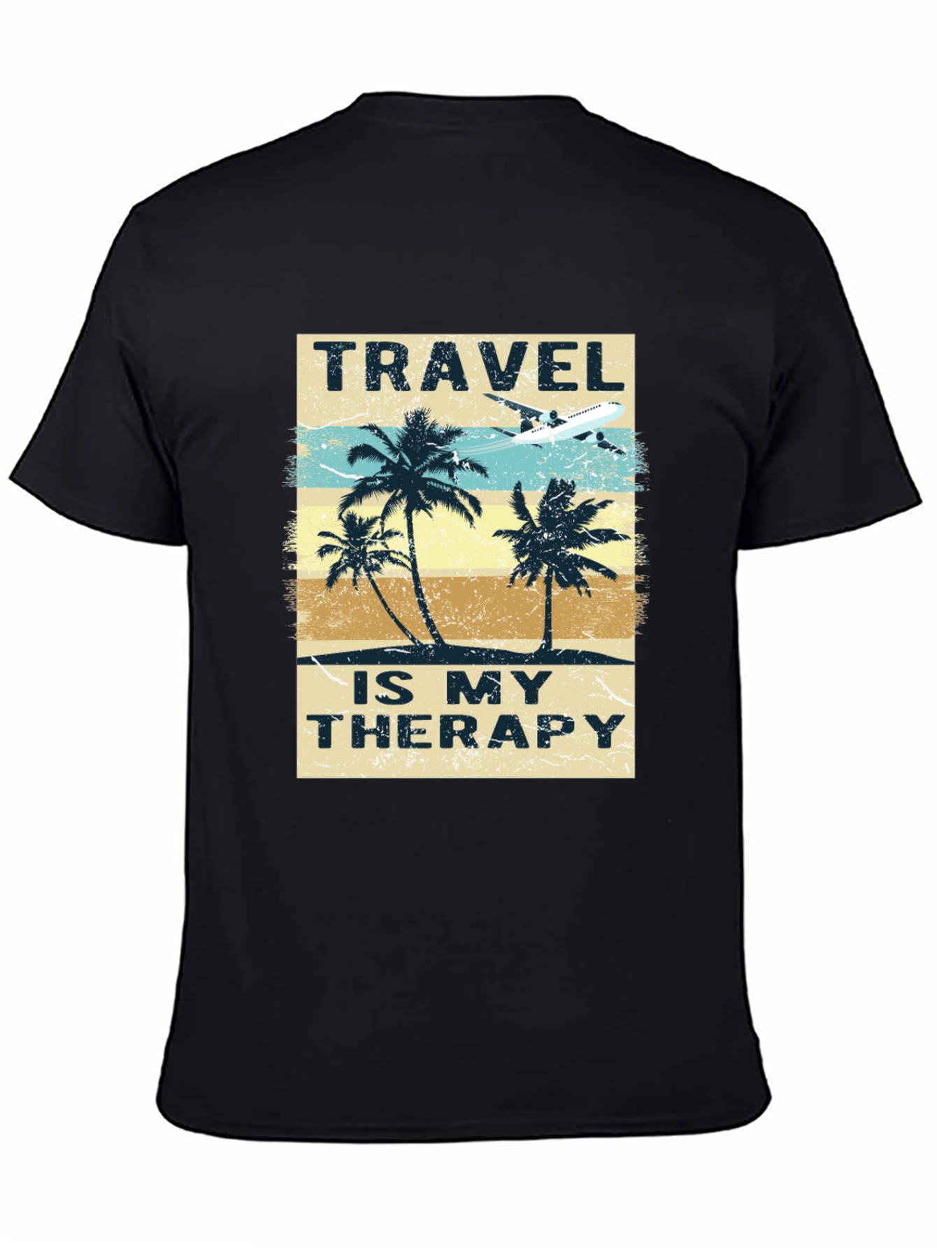 Travel is My Therapy Graphic T-Shirt