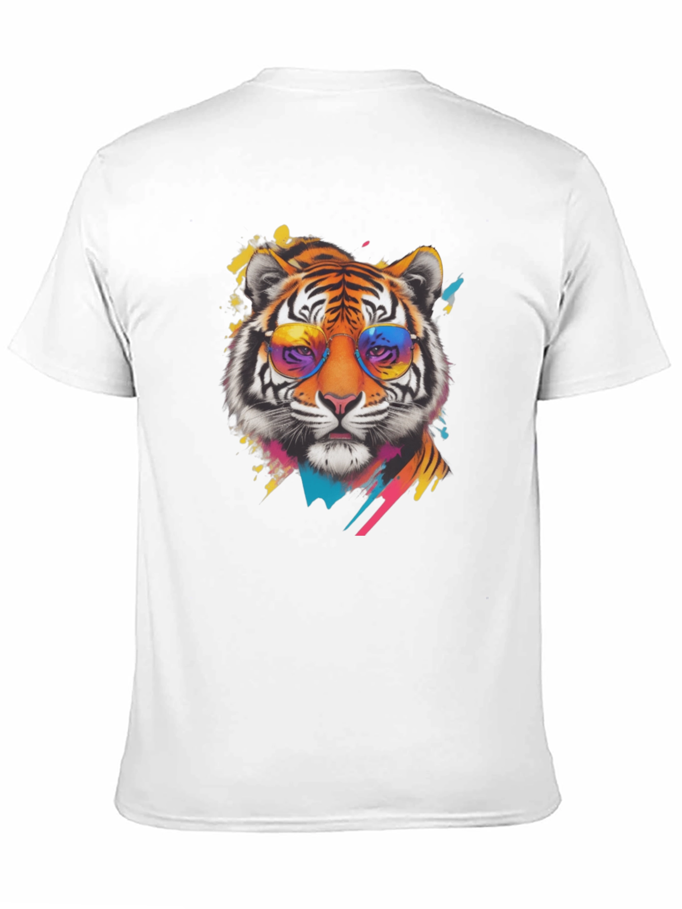 Cool Tiger Graphic Tee - Mens Black T-Shirt