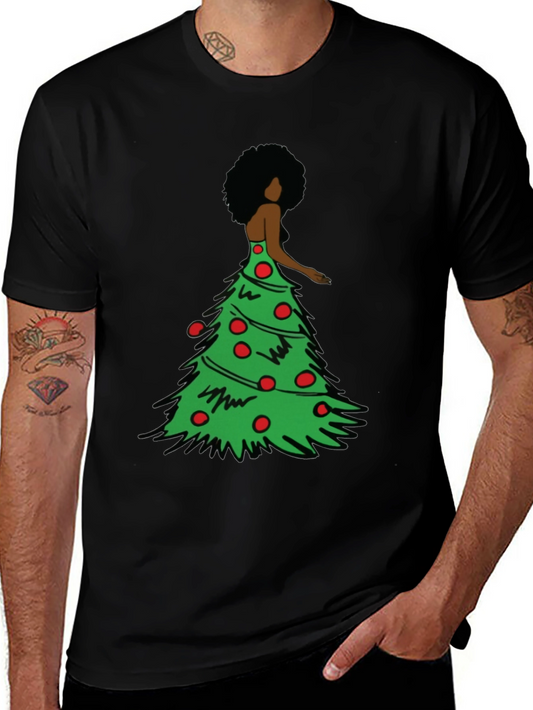 Christmas Tree Dress Graphic T-Shirt