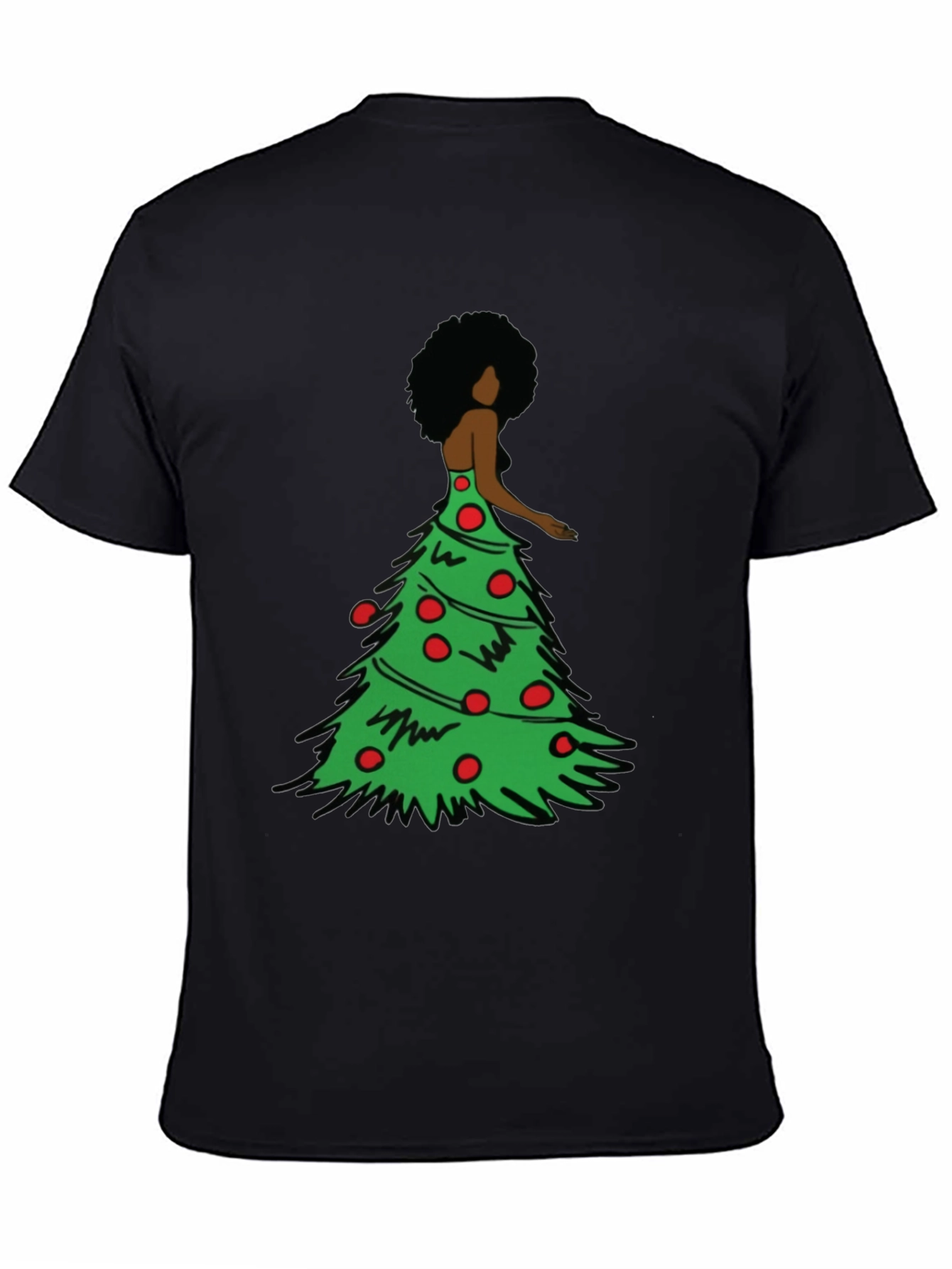 Christmas Tree Dress Graphic T-Shirt