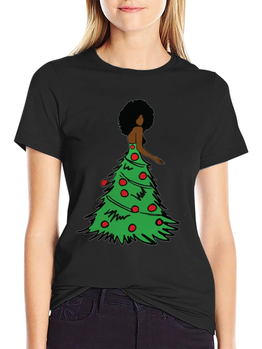 Christmas Tree Dress Graphic T-Shirt