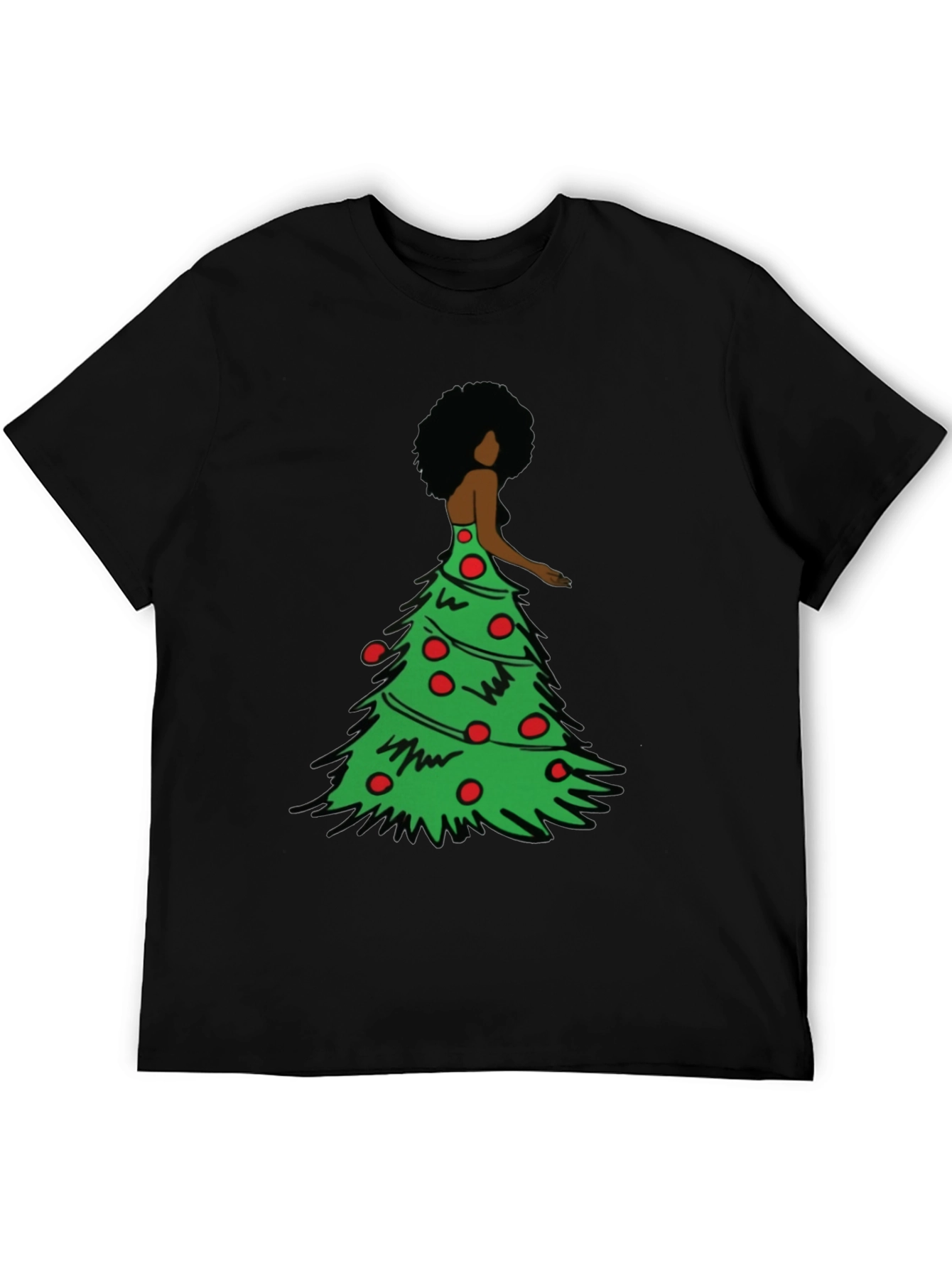 Christmas Tree Dress Graphic T-Shirt