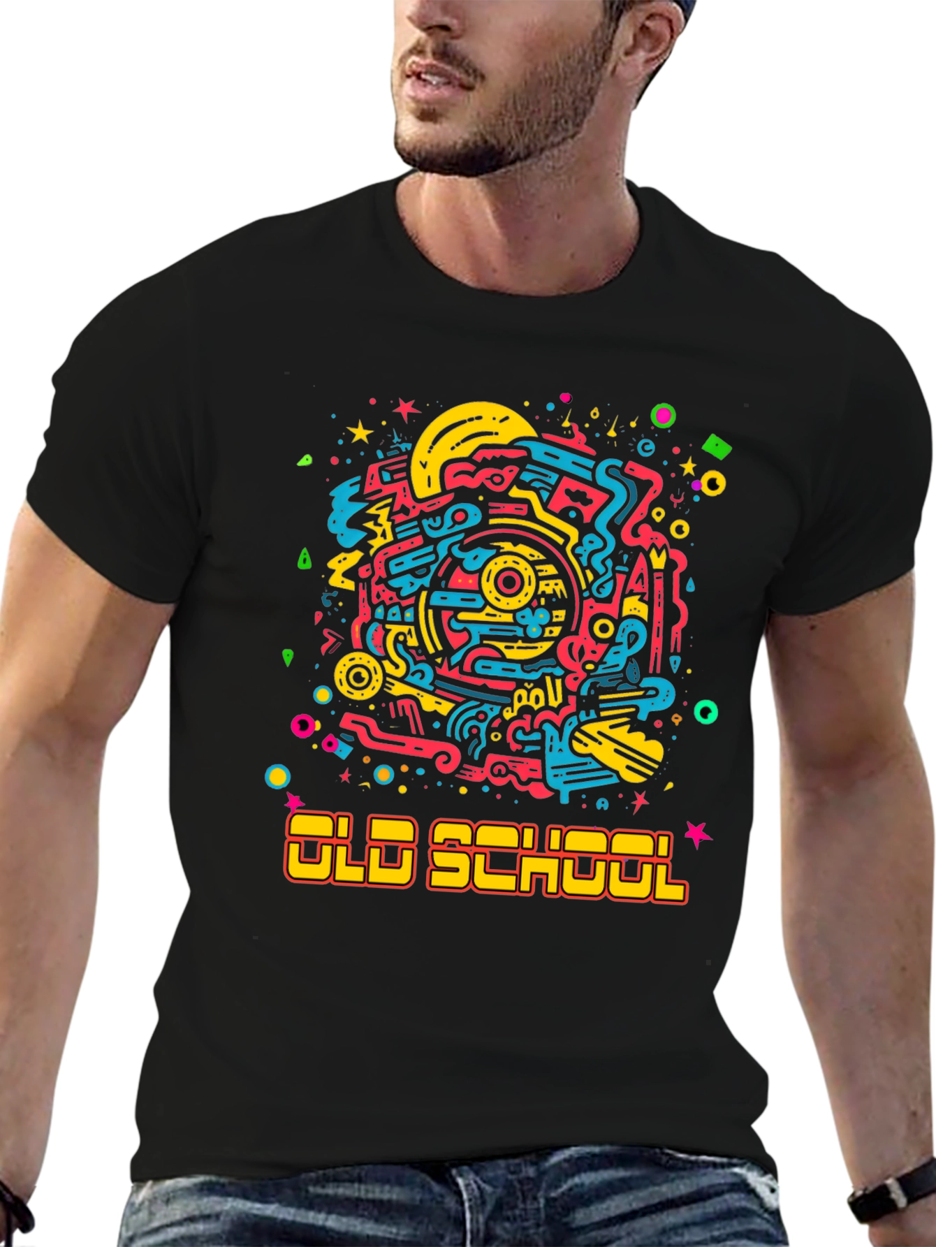 Old School Retro Graphic T-Shirt