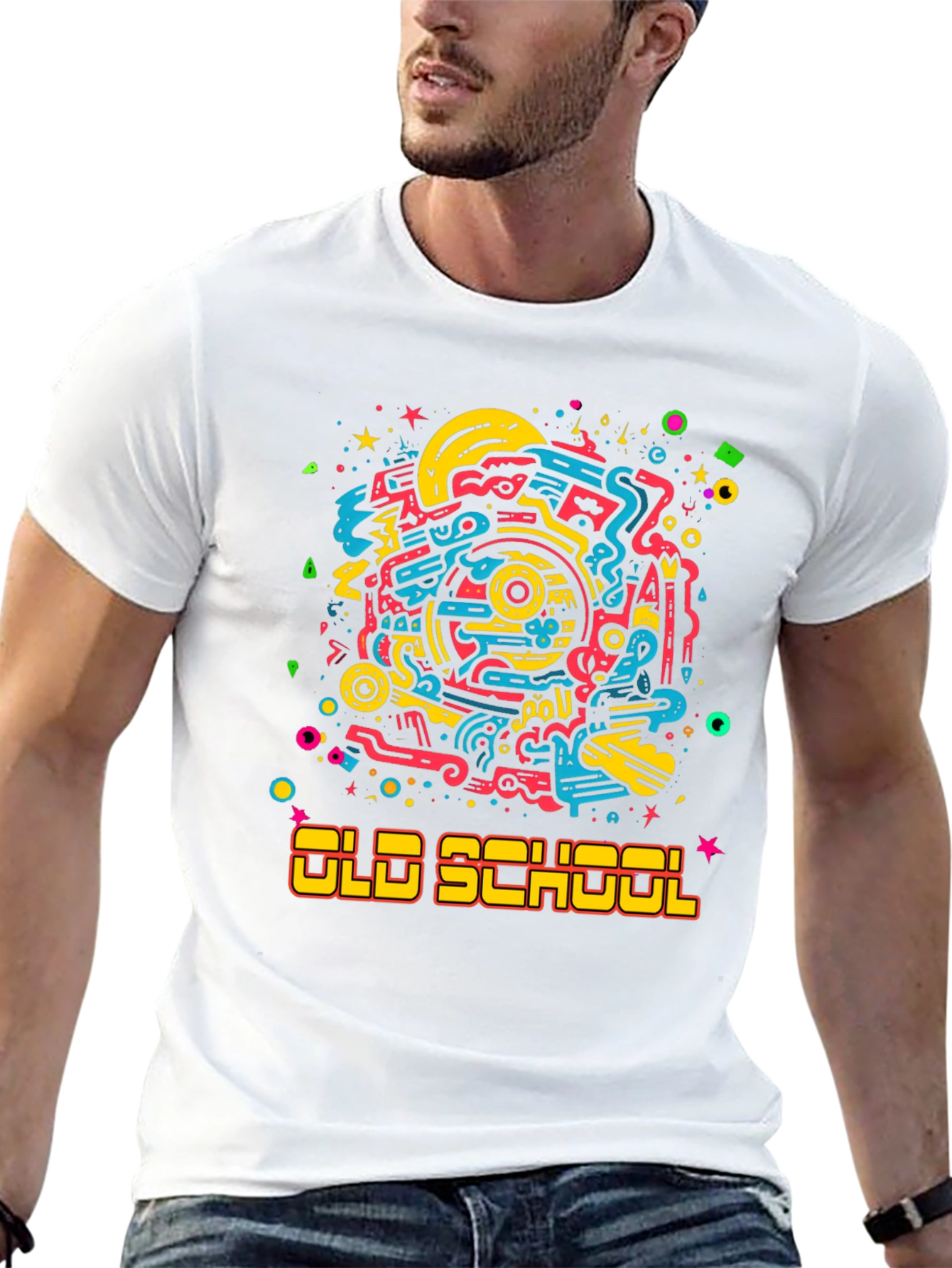 Old School Retro Graphic T-Shirt