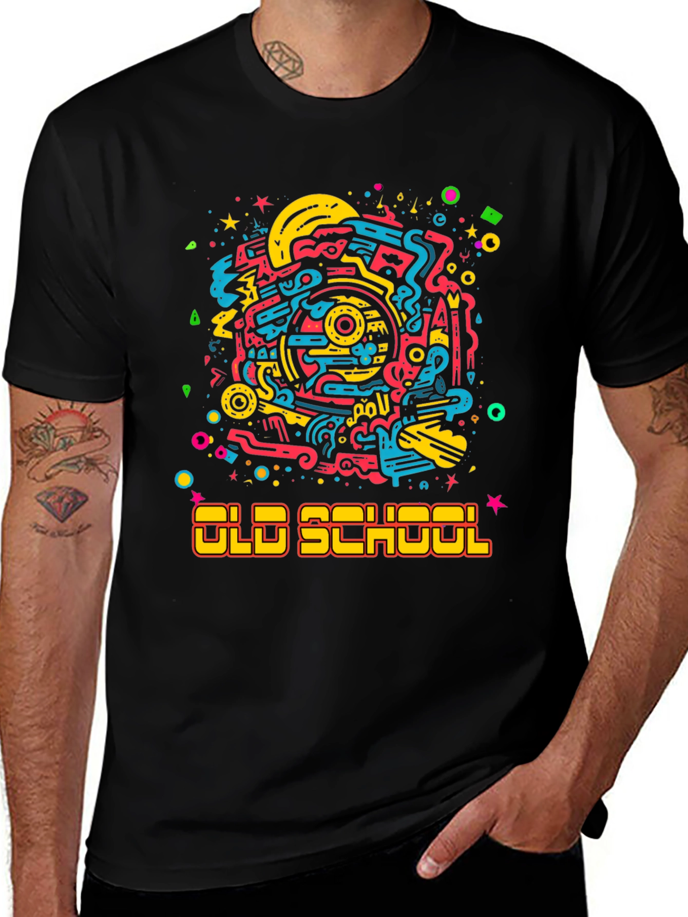 Old School Retro Graphic T-Shirt