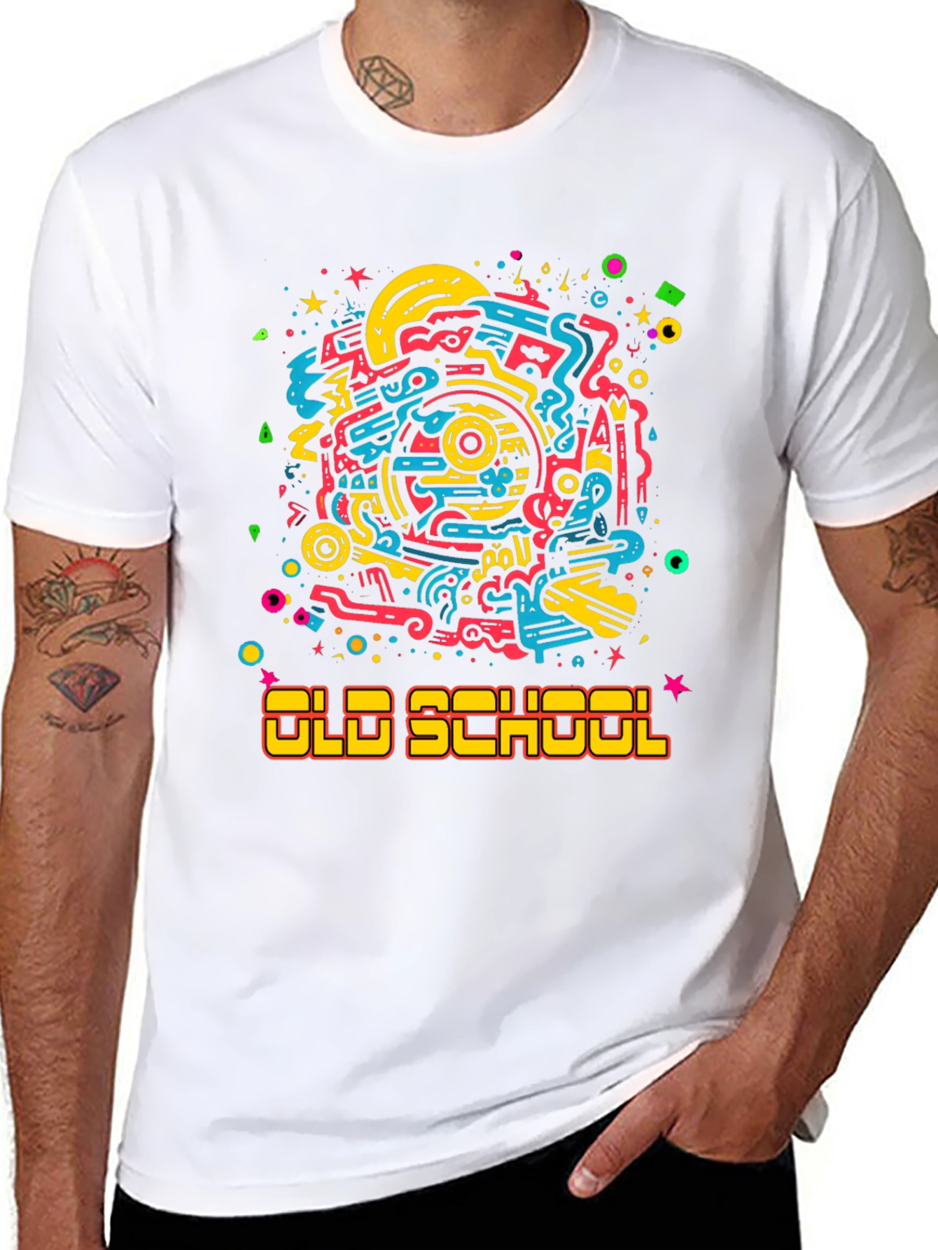 Old School Retro Graphic T-Shirt