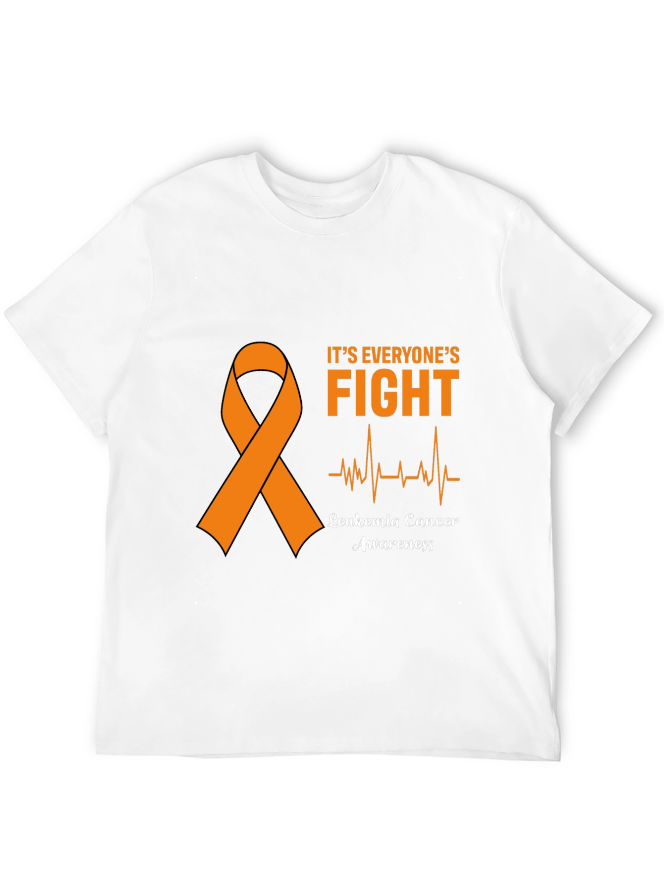Leukemia Awareness Black T-Shirt