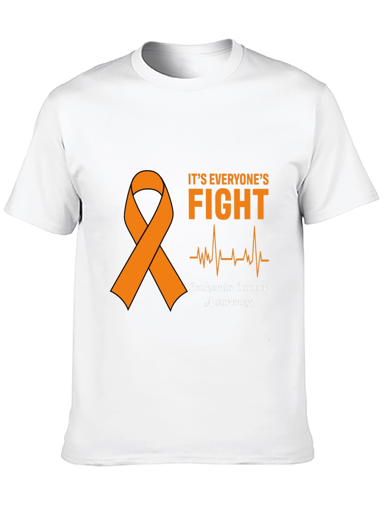 Leukemia Awareness Black T-Shirt