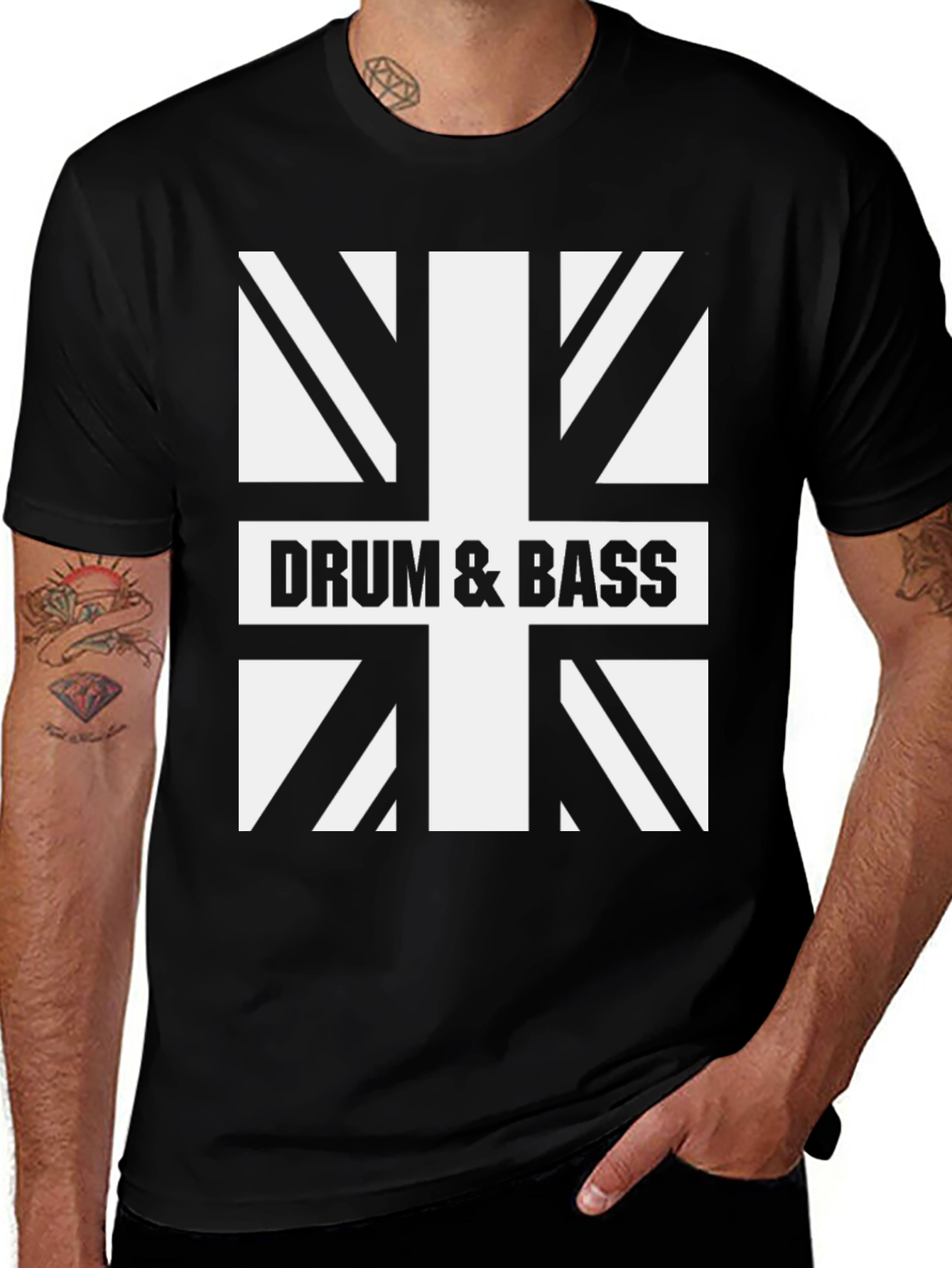 Drum & Bass Union Jack T-Shirt