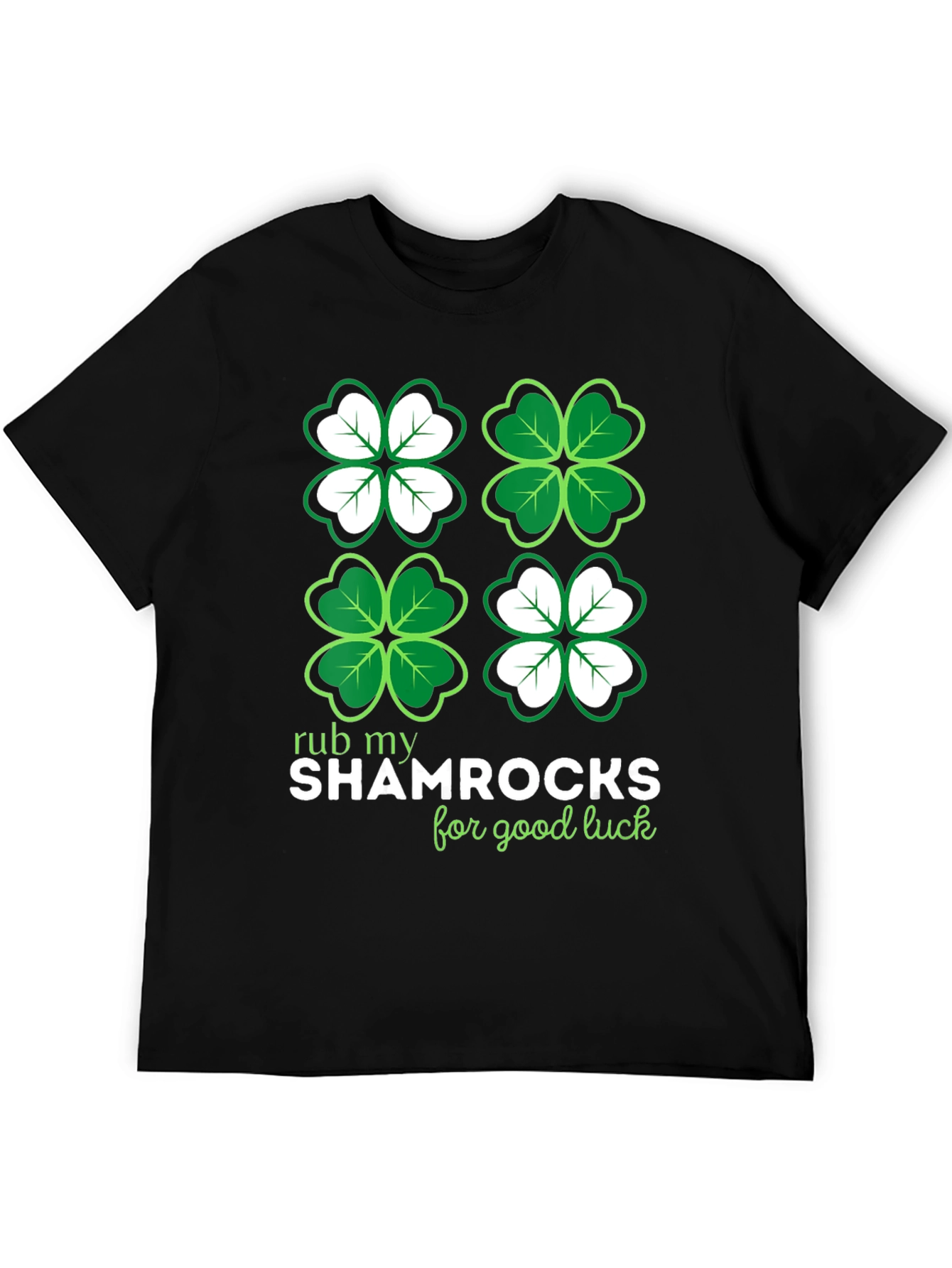 Shamrock Luck Graphic T-Shirt - St. Patricks Day Tee