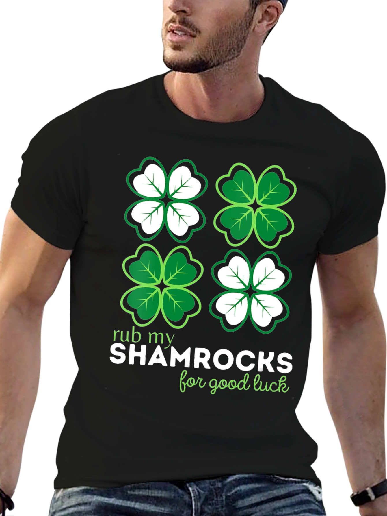 Shamrock Luck Graphic T-Shirt - St. Patricks Day Tee