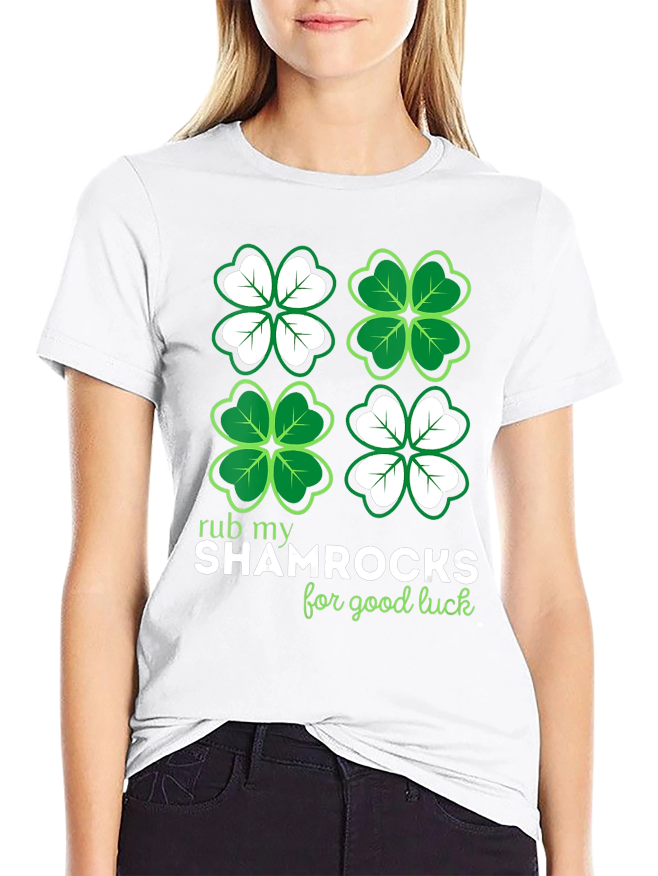 Shamrock Luck Graphic T-Shirt - St. Patricks Day Tee