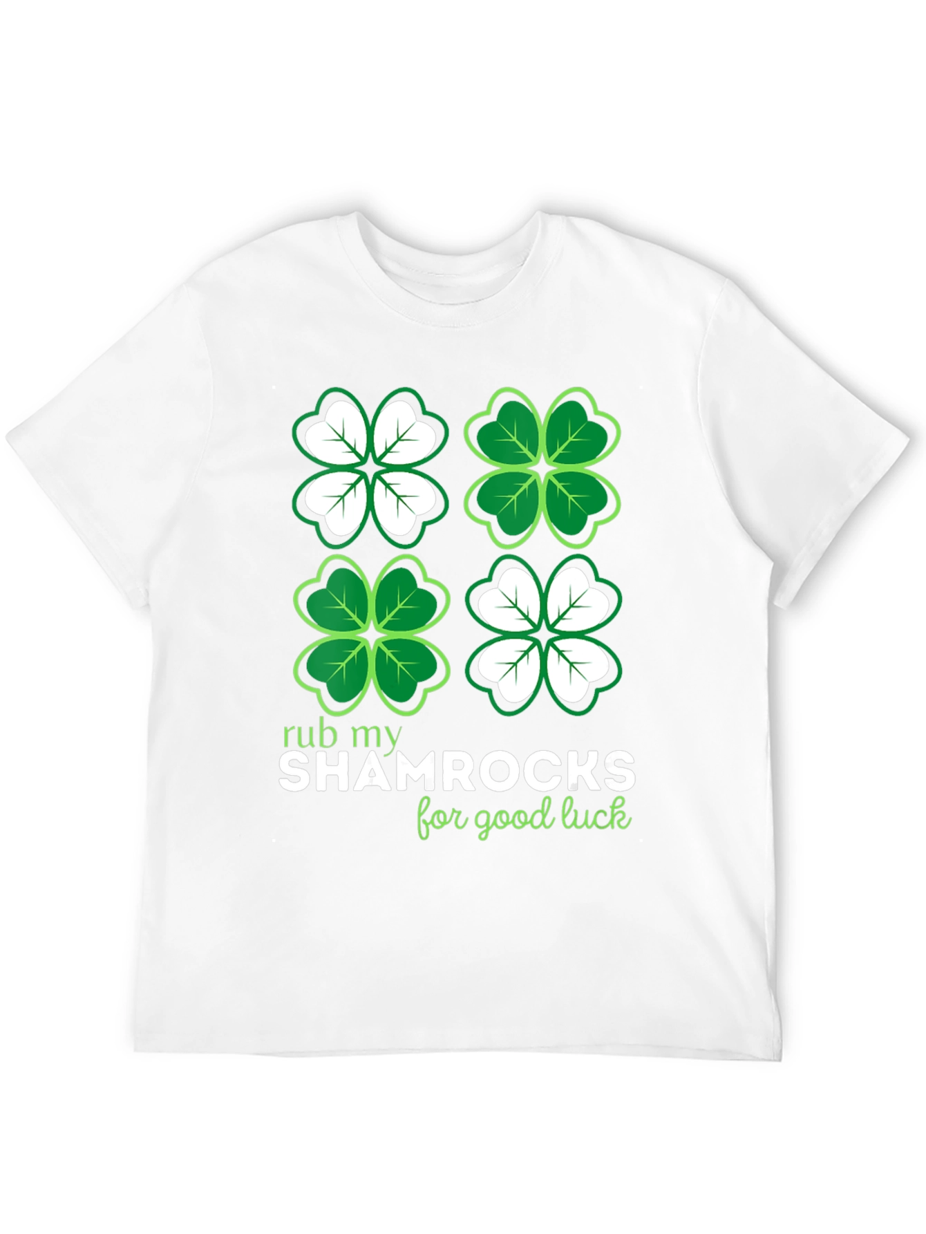 Shamrock Luck Graphic T-Shirt - St. Patricks Day Tee