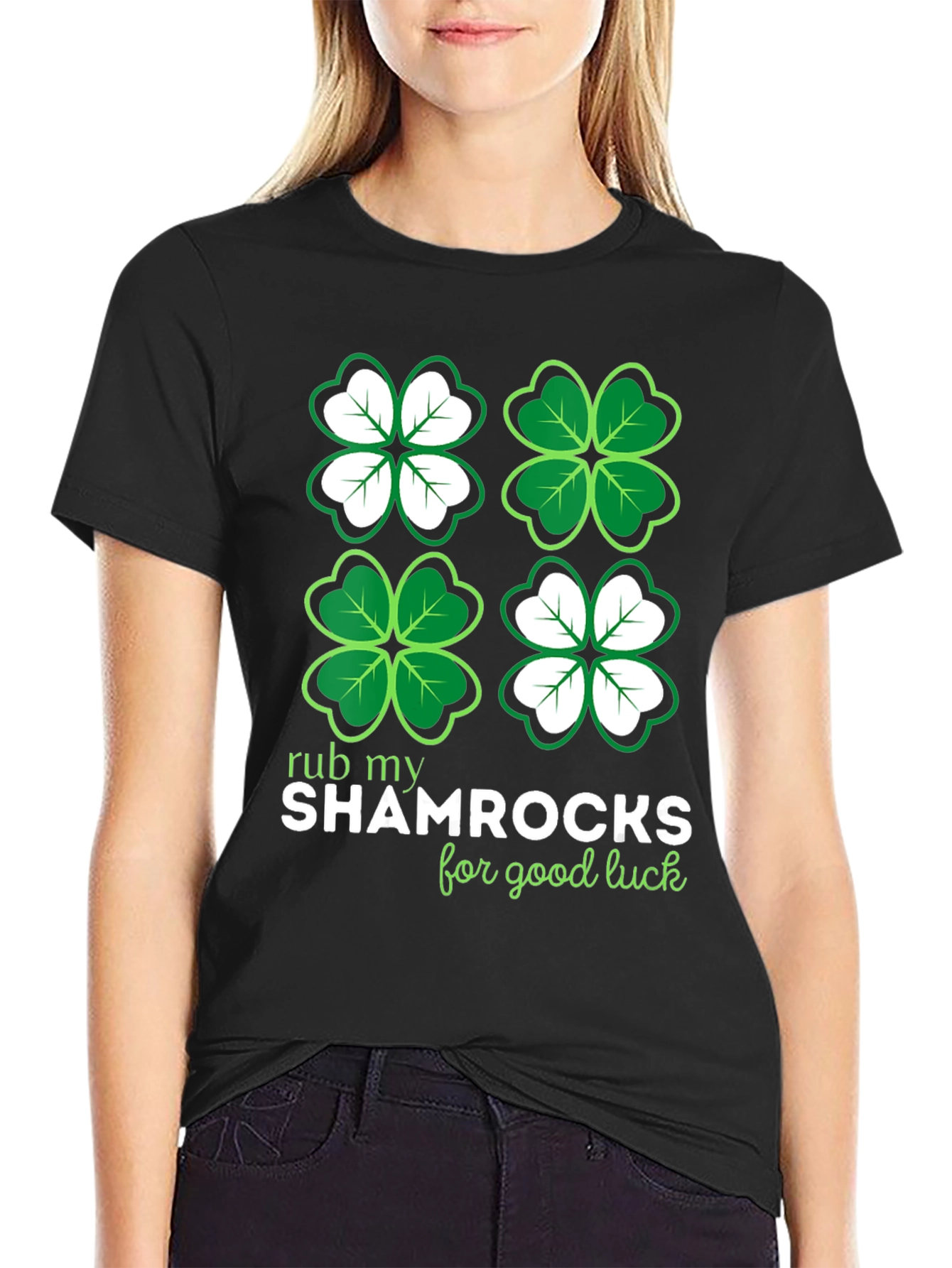 Shamrock Luck Graphic T-Shirt - St. Patricks Day Tee