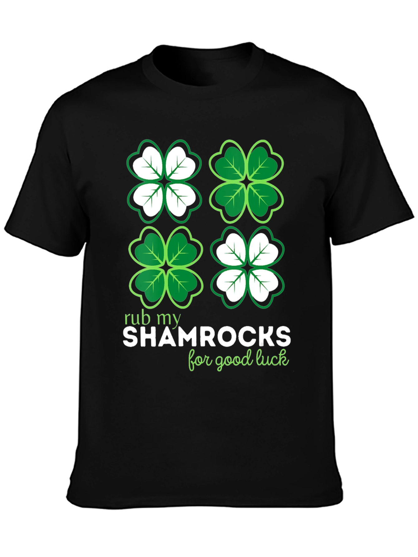Shamrock Luck Graphic T-Shirt - St. Patricks Day Tee