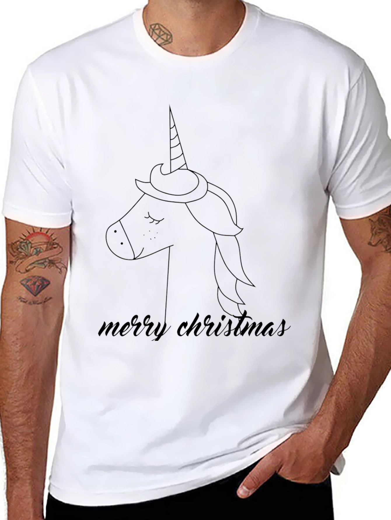 Unicorn Christmas Tee