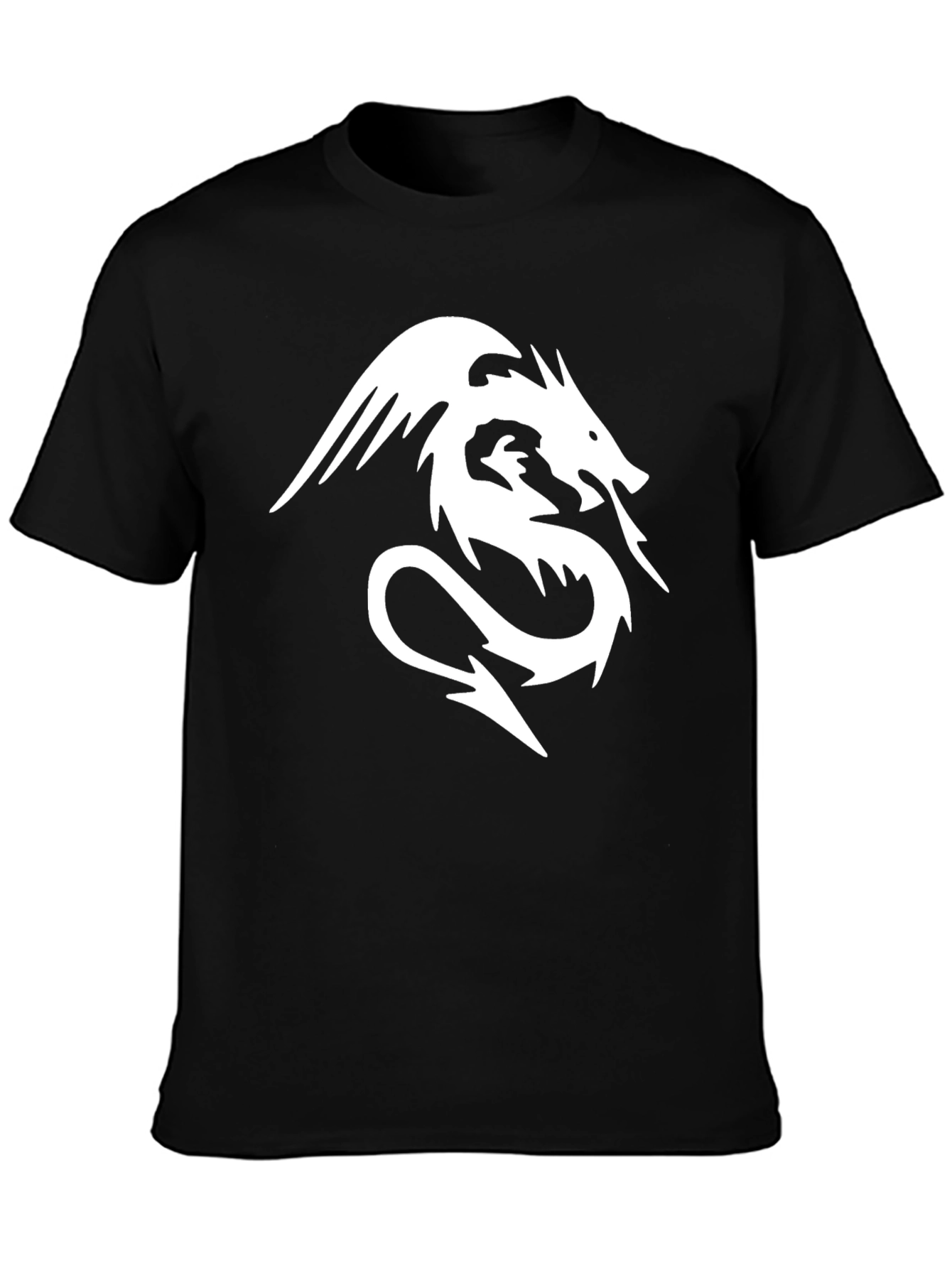 Dragon Graphic Tee - Stylish Black T-Shirt
