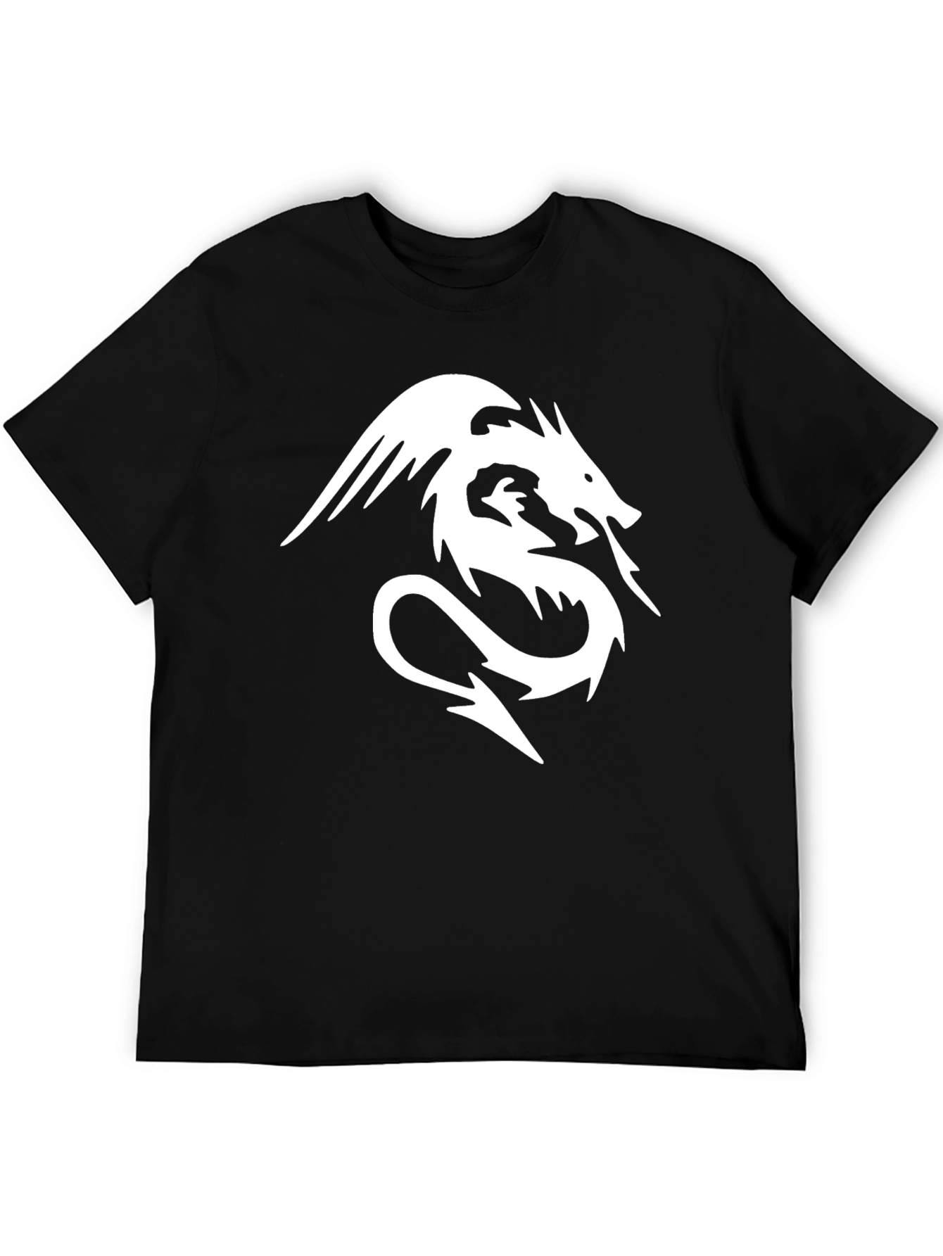 Dragon Graphic Tee - Stylish Black T-Shirt