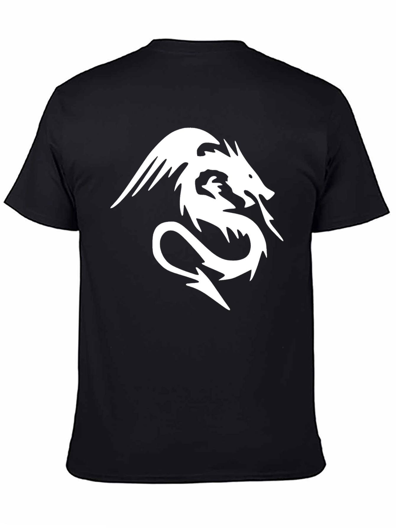 Dragon Graphic Tee - Stylish Black T-Shirt