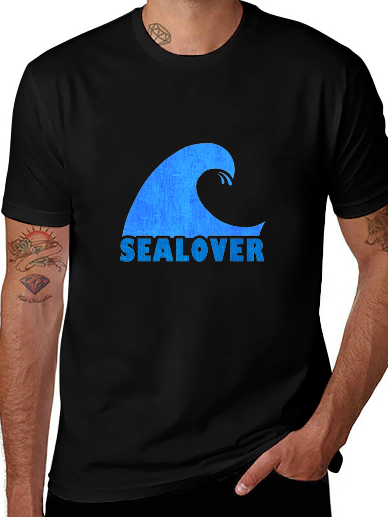 Sea Lover Tee - Ocean Wave Graphic T-Shirt