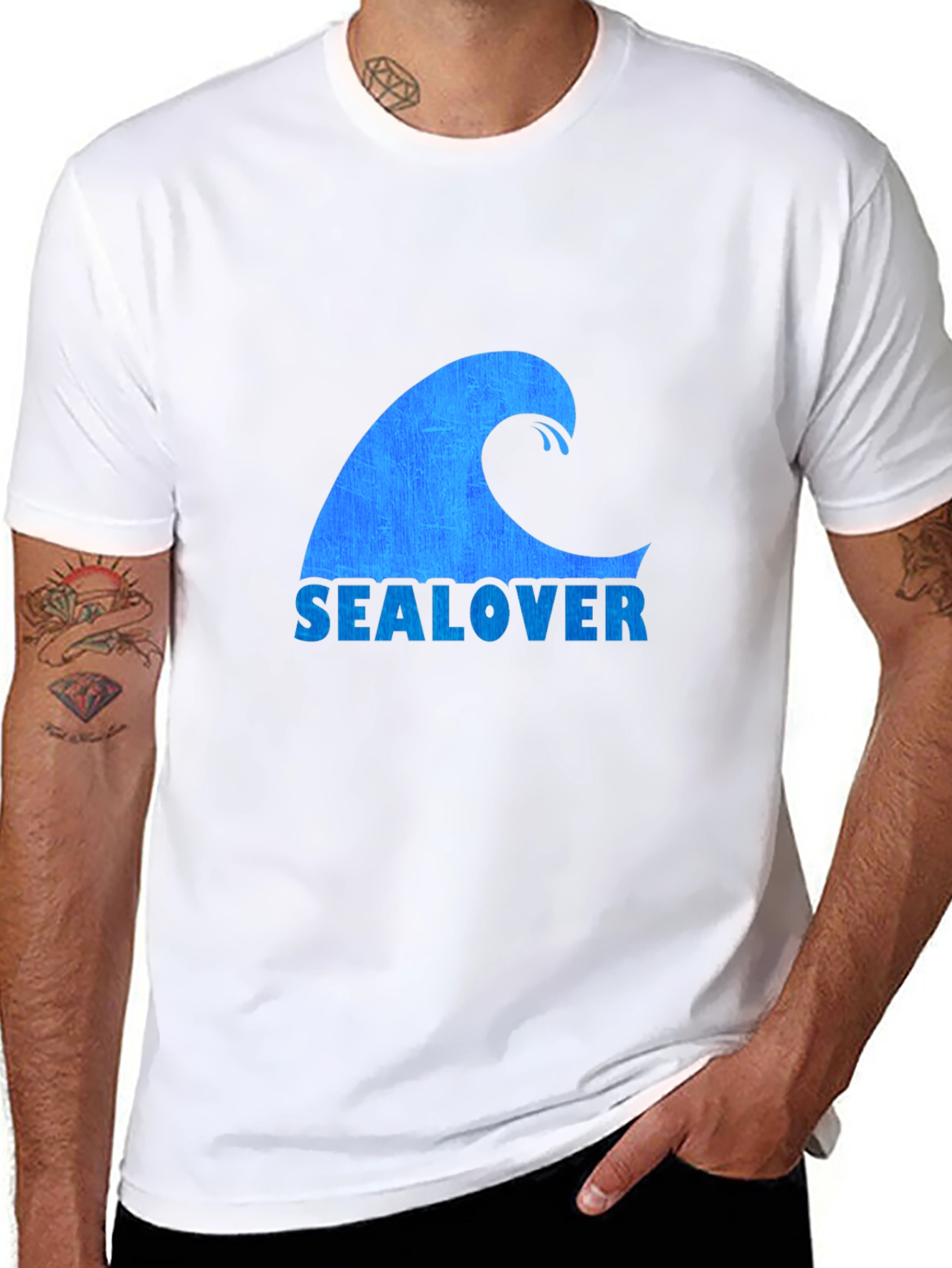 Sea Lover Tee - Ocean Wave Graphic T-Shirt