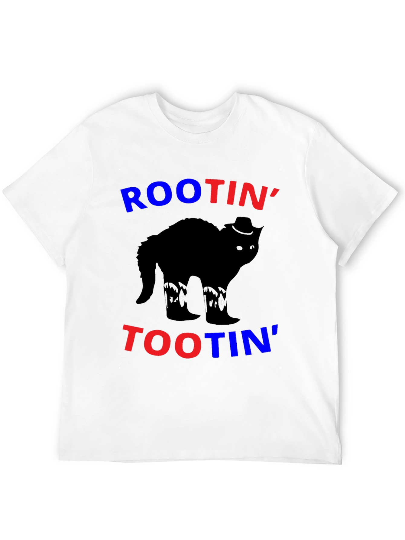 Rootin Tootin Cowboy Cat T-Shirt
