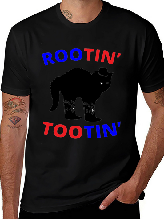 Rootin Tootin Cowboy Cat T-Shirt