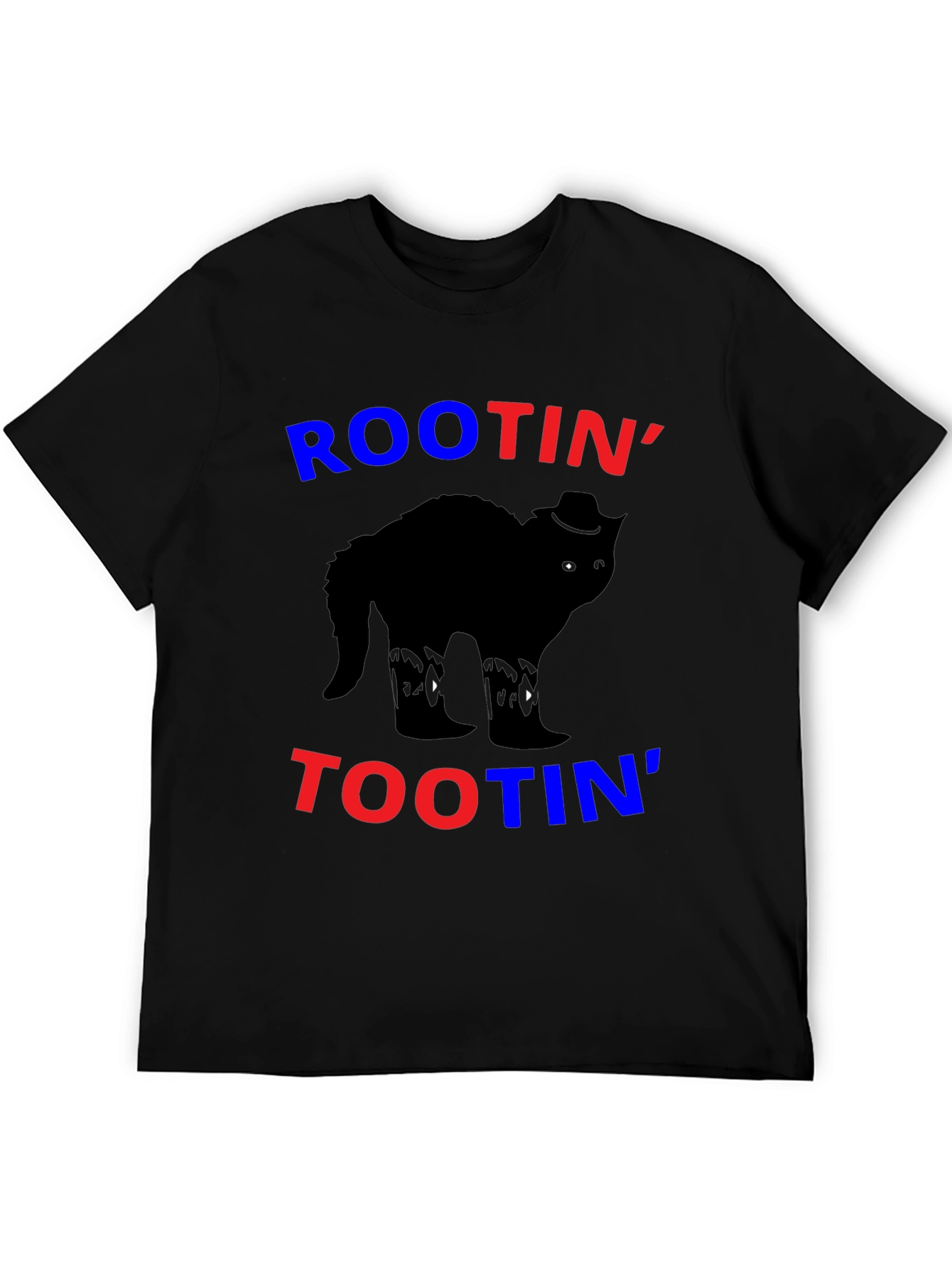 Rootin Tootin Cowboy Cat T-Shirt