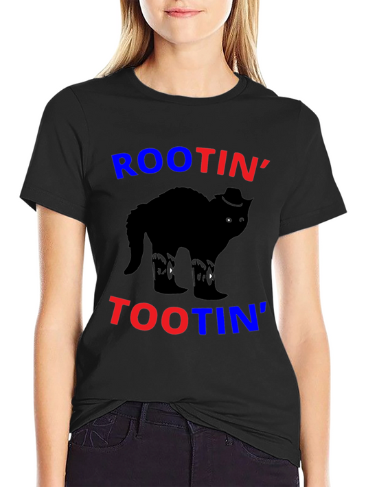 Rootin Tootin Cowboy Cat T-Shirt