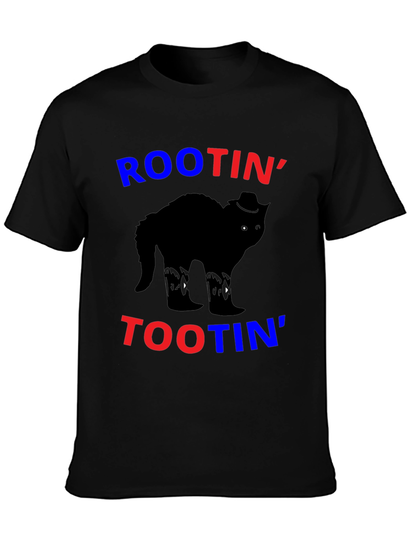 Rootin Tootin Cowboy Cat T-Shirt