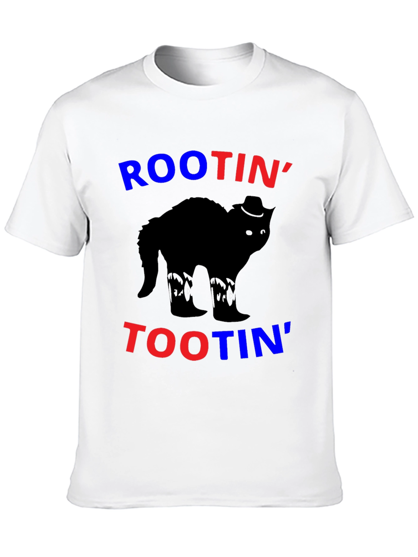 Rootin Tootin Cowboy Cat T-Shirt