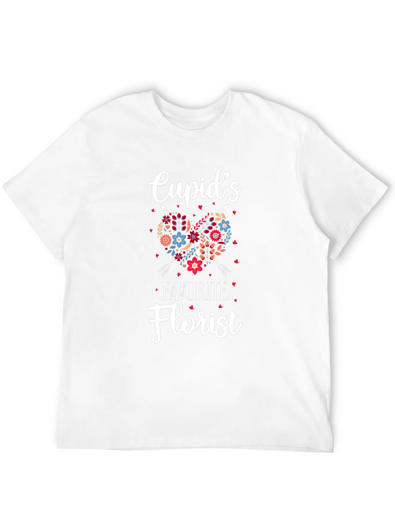Cupids Favorite Florist T-Shirt Valentines Day Tee
