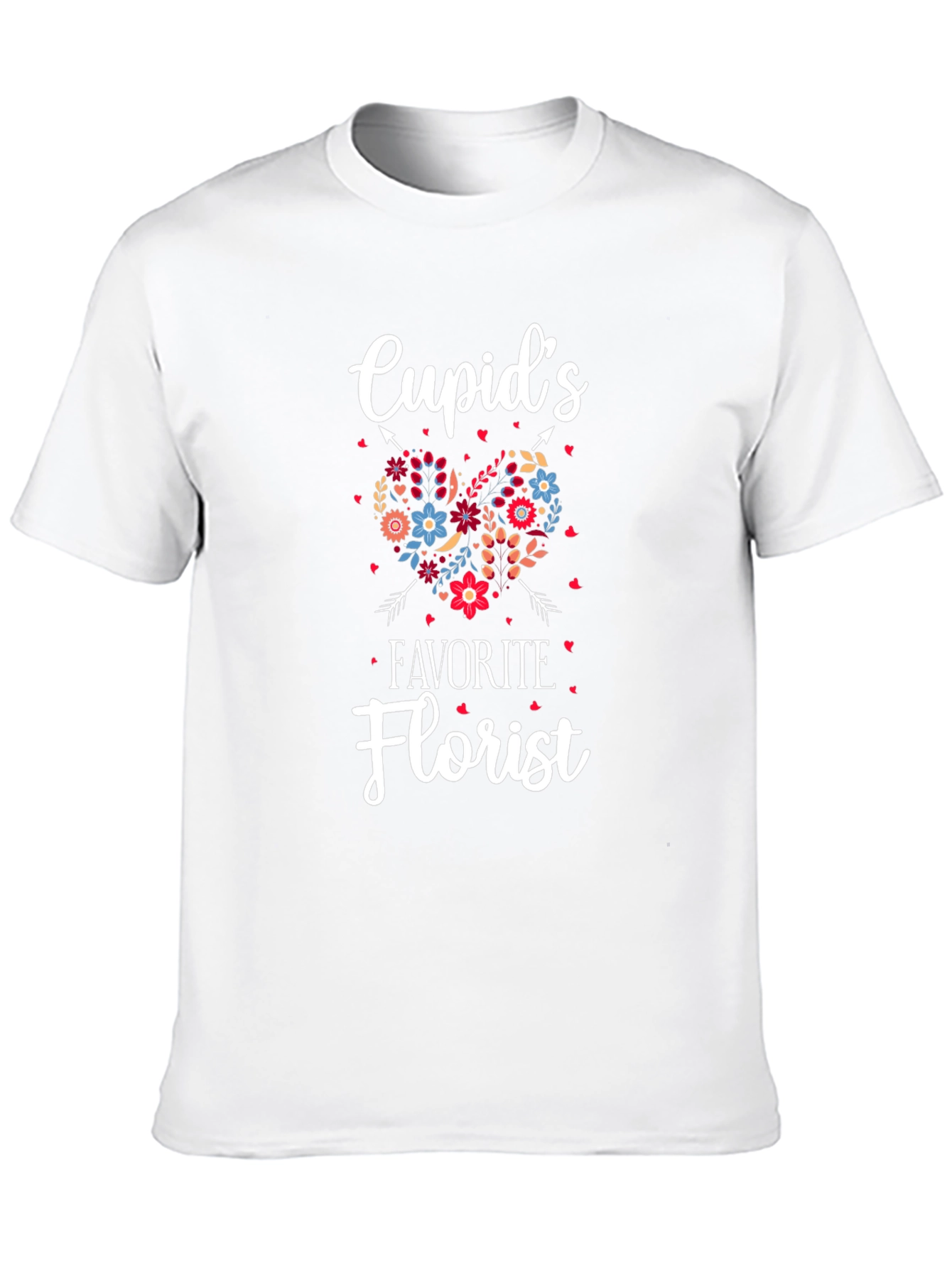 Cupids Favorite Florist T-Shirt Valentines Day Tee
