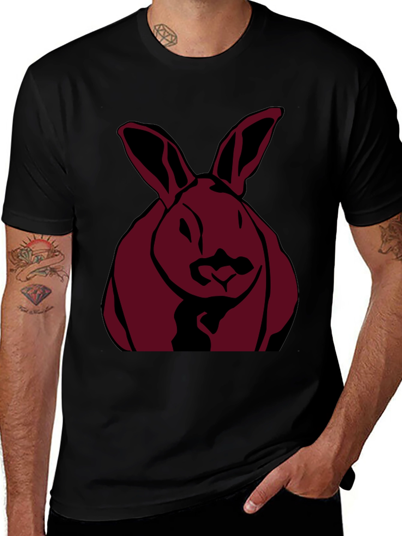 Rabbit Graphic Tee - Unique Style