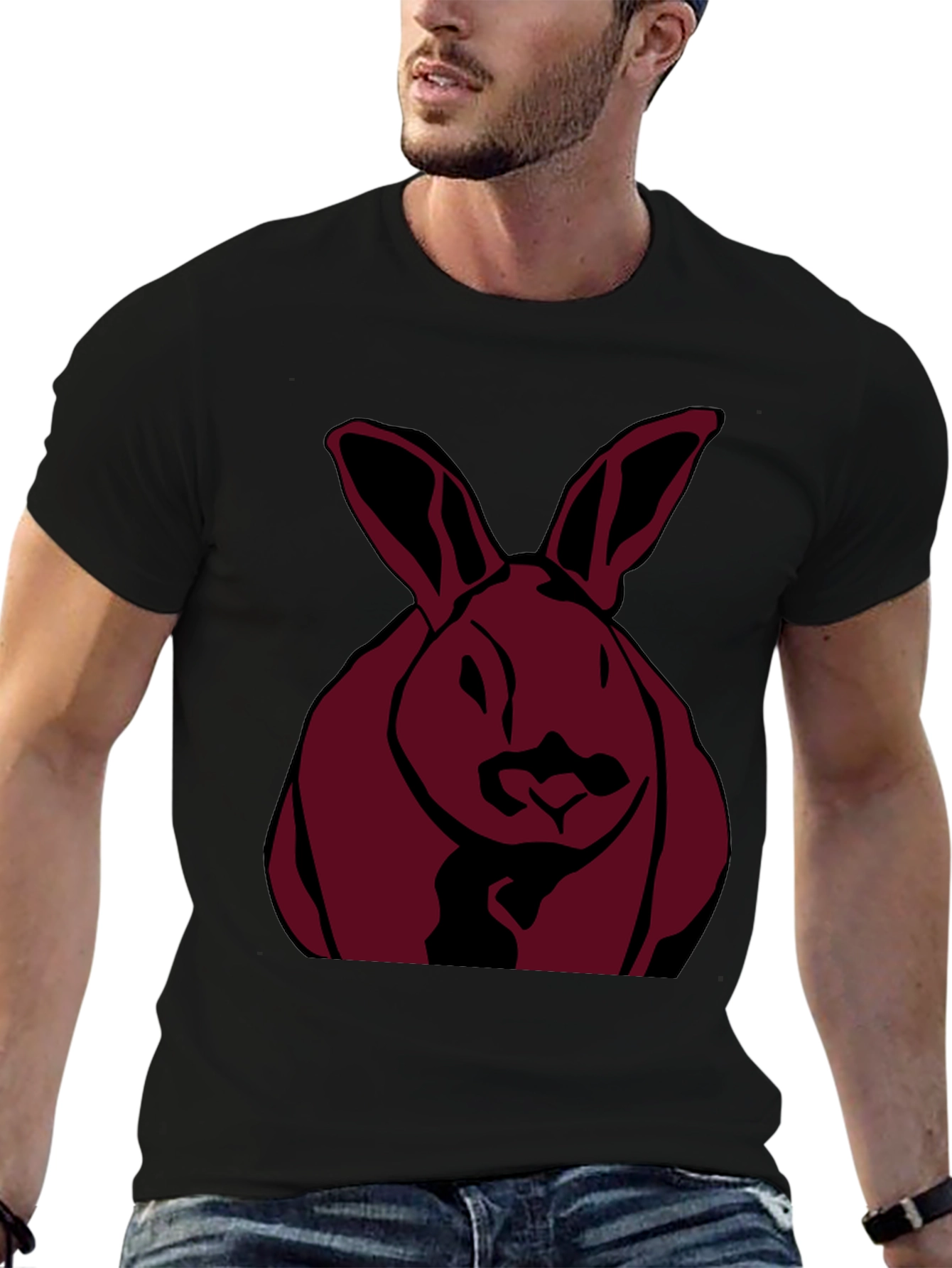 Rabbit Graphic Tee - Unique Style