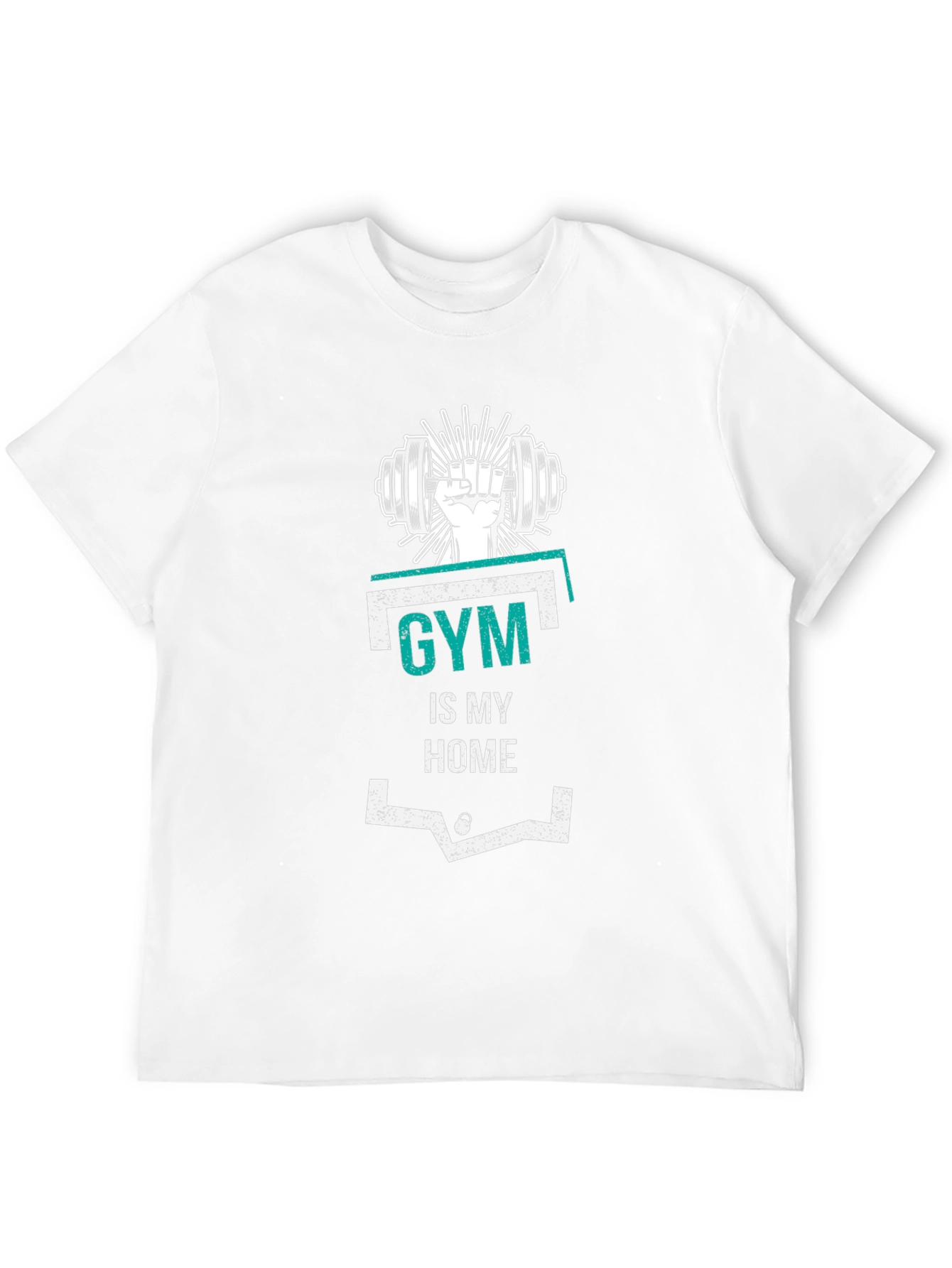 Gym is My Home T-Shirt - Black