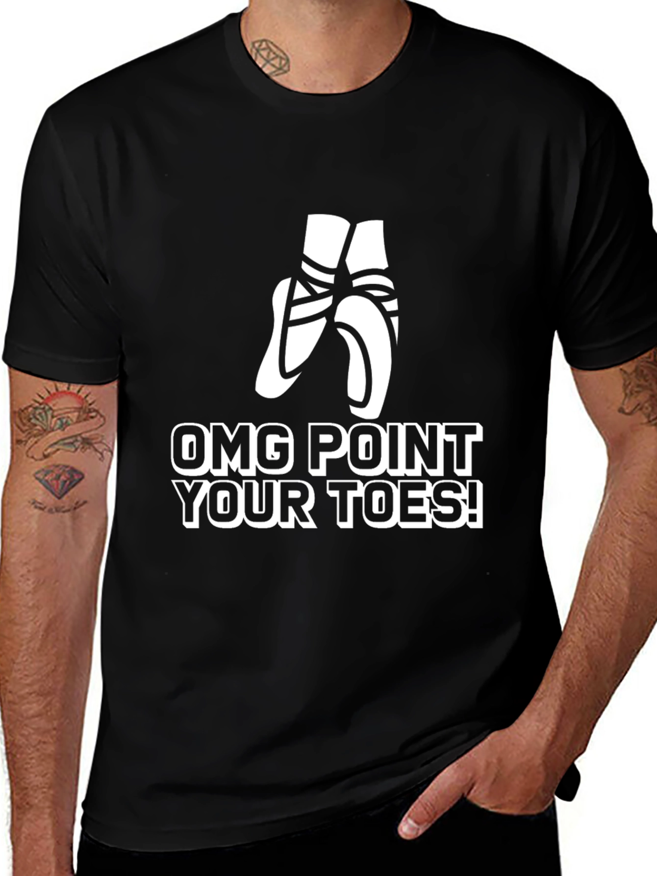 OMG Point Your Toes! Ballet T-Shirt