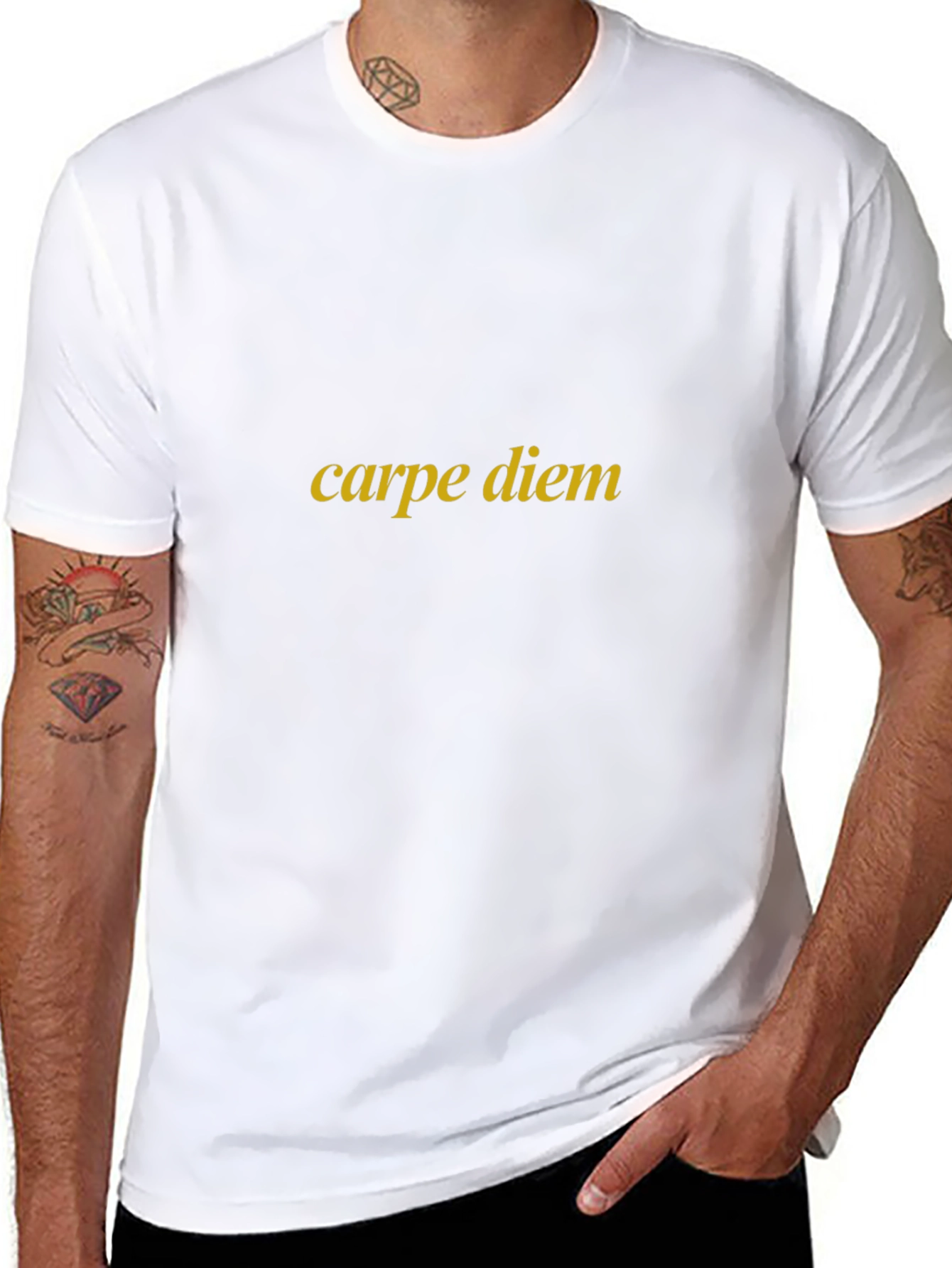 Carpe Diem Black T-Shirt - Seize the Day!