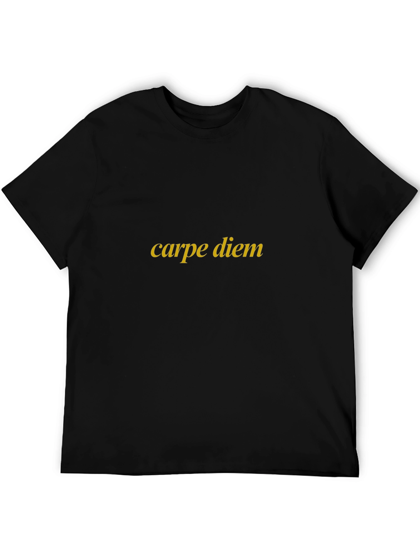 Carpe Diem Black T-Shirt - Seize the Day!