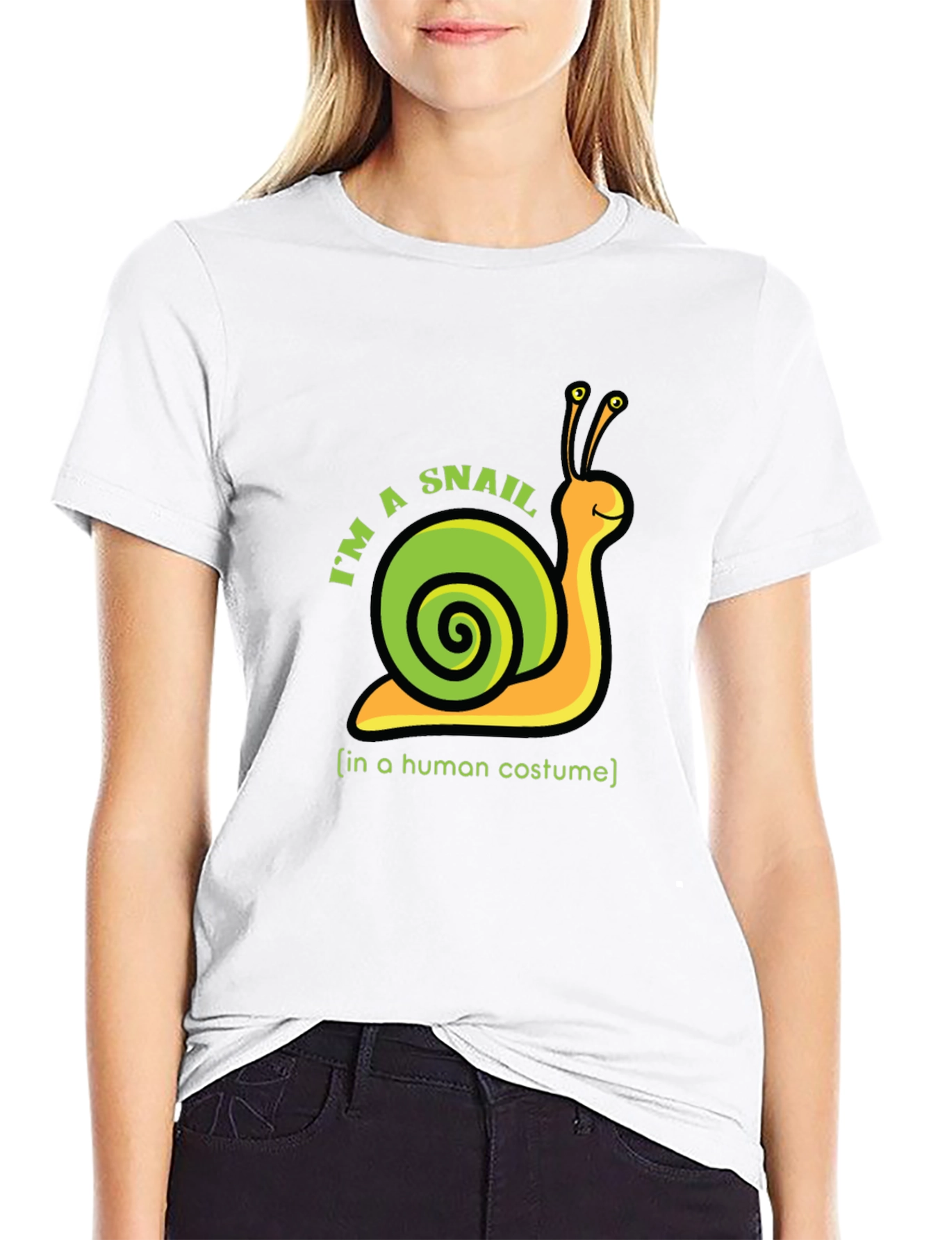 Im A Snail In A Human Costume Novelty Tee