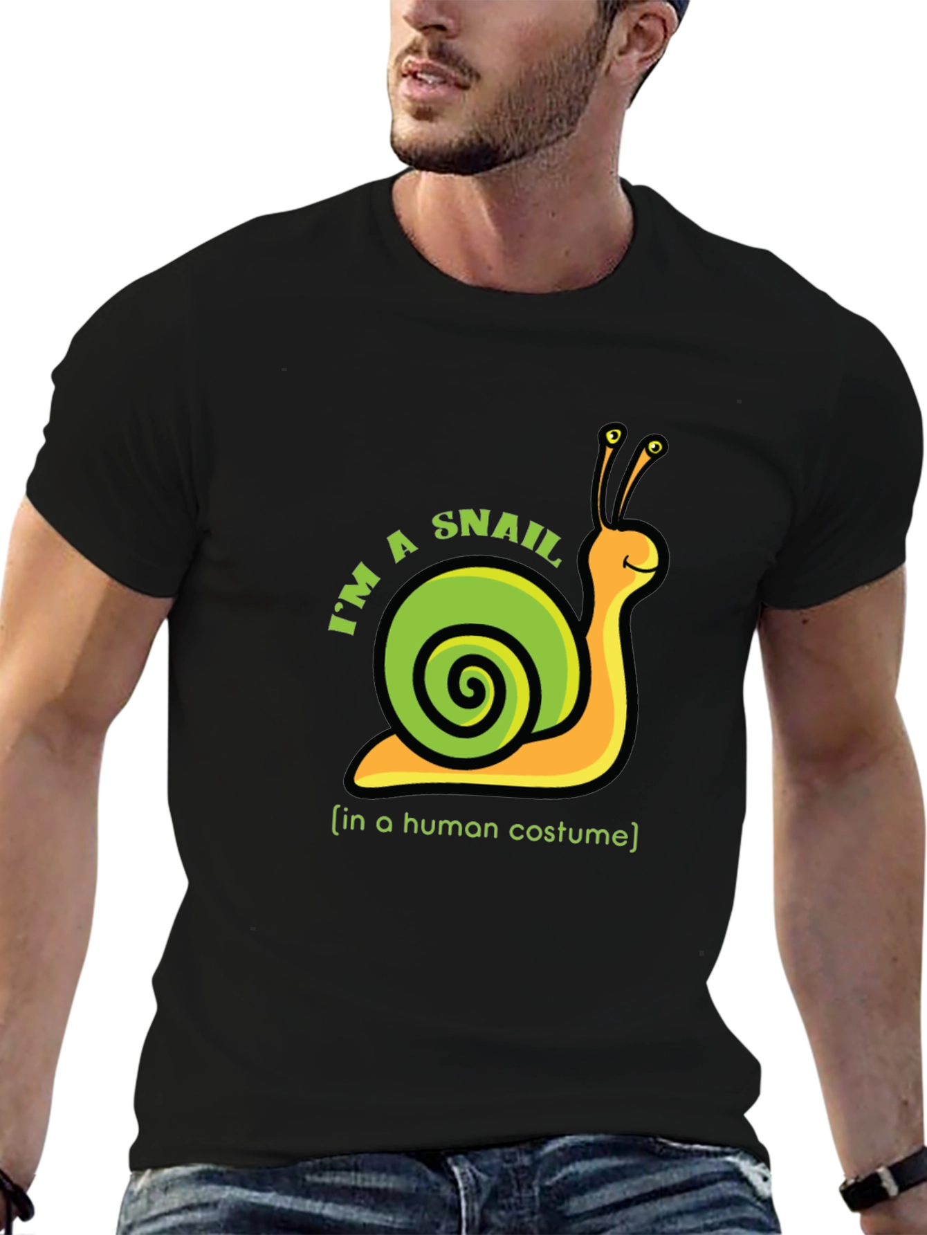 Im A Snail In A Human Costume Novelty Tee