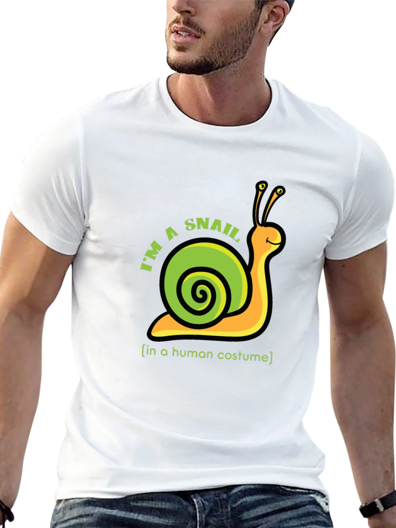 Im A Snail In A Human Costume Novelty Tee