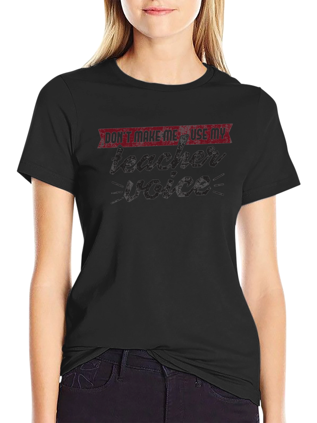 Teacher Voice T-Shirt - Funny Educator Apparel